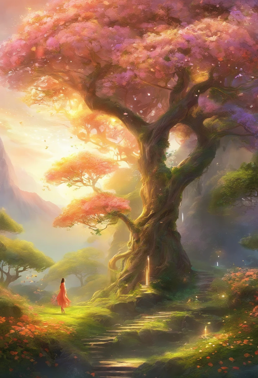 sweet osmanthus,The flowers are petite,Dense,Clusters are connected to clusters,Look from afar,It seems that the green leaves are dotted with broken gold,in a sunbeam,Osmanthus trees full of osmanthus flowers,Shimmering with golden light,Particularly dazzling,Exceptionally beautiful,