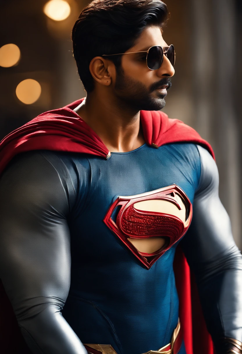 Make allu arjun as super man