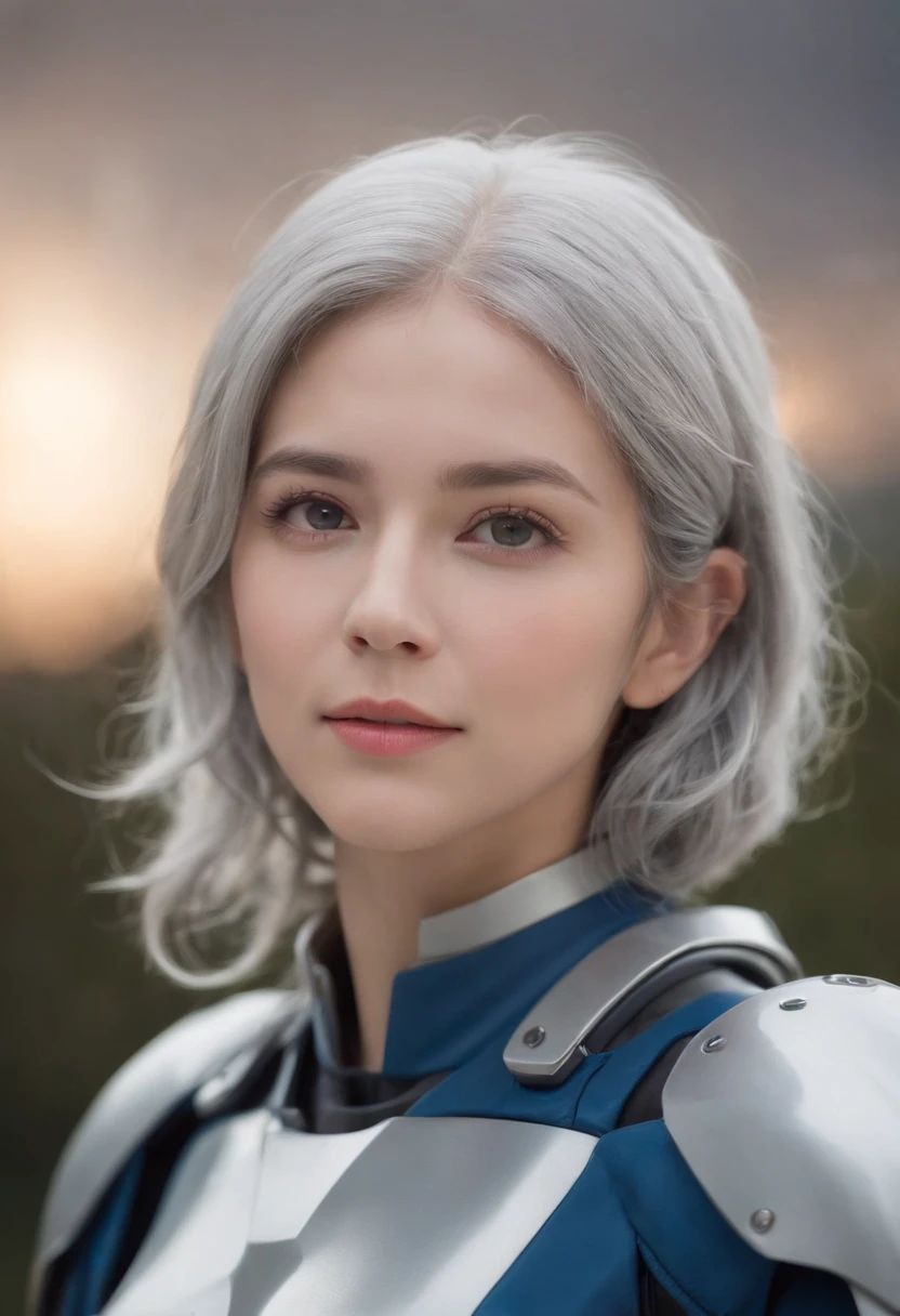 Best Quality, Ultra High Resolution, (Realism: 1.4), Depth of Field, Beautiful Face, (PureErosFace_V1: 0.8), Halfbody, | | 1girl, medium chest, (gray hair: 1.3), innocent smile, natural makeup, | | | Model pose, | | (Spacesuit: 1.3), (Blue Armor: 1.3), Exquisite Design, | | Space Background, Stars_(Sky), Moonlight, Night, | |