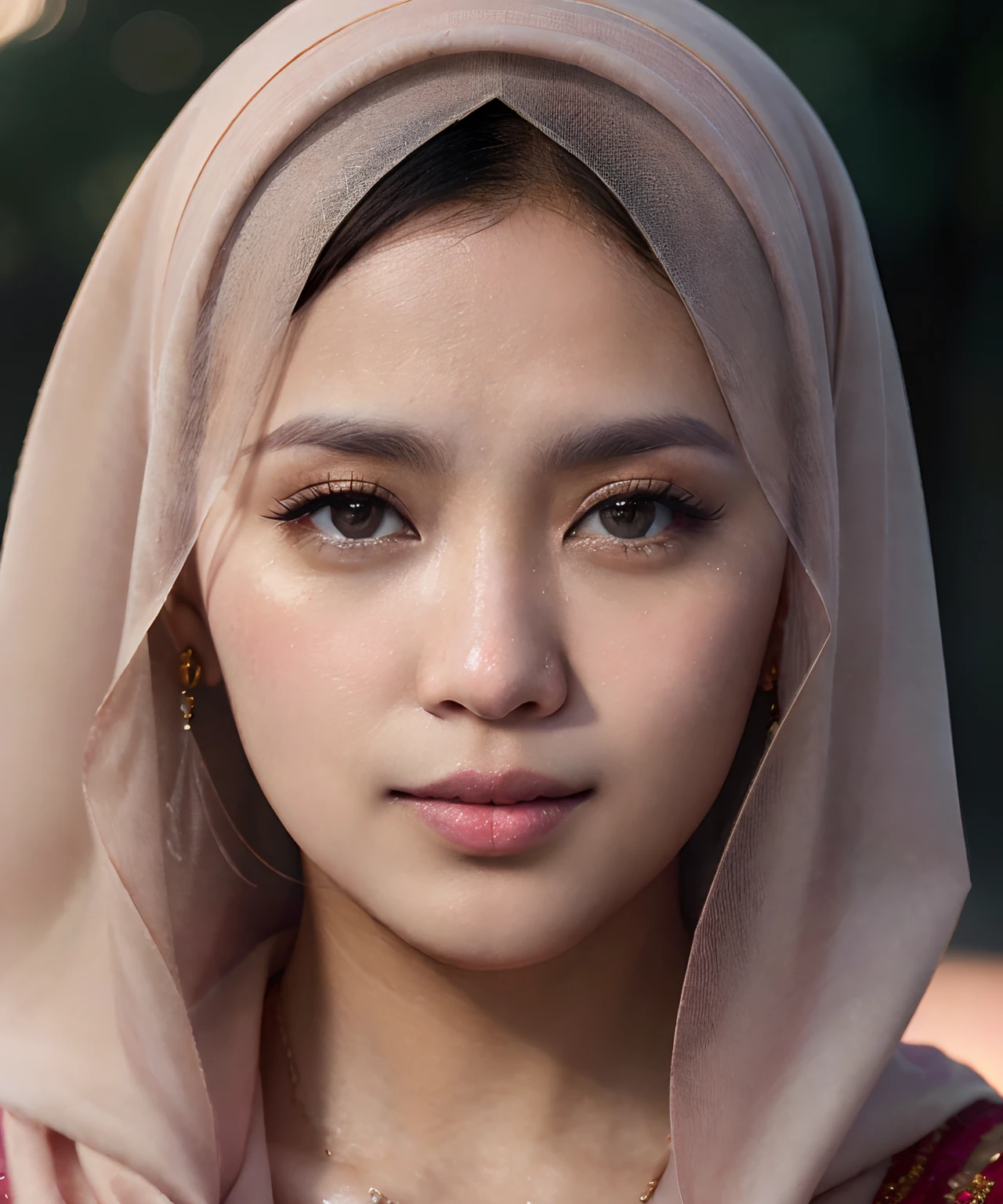 glamour style,
masterpiece, best quality, 8k, artstation, sharp focus, realistic, high details,
raw photo portrait of
cute malay girl in hijab
(extreme close up shot),
(((backround defocused))):1.7, (((depth of field))):1.8