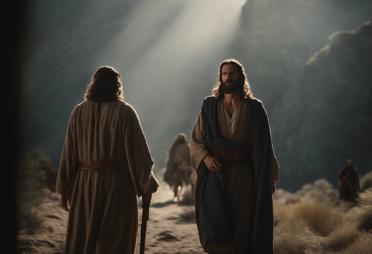An image of Enoch, Elijah and Jesus side by side