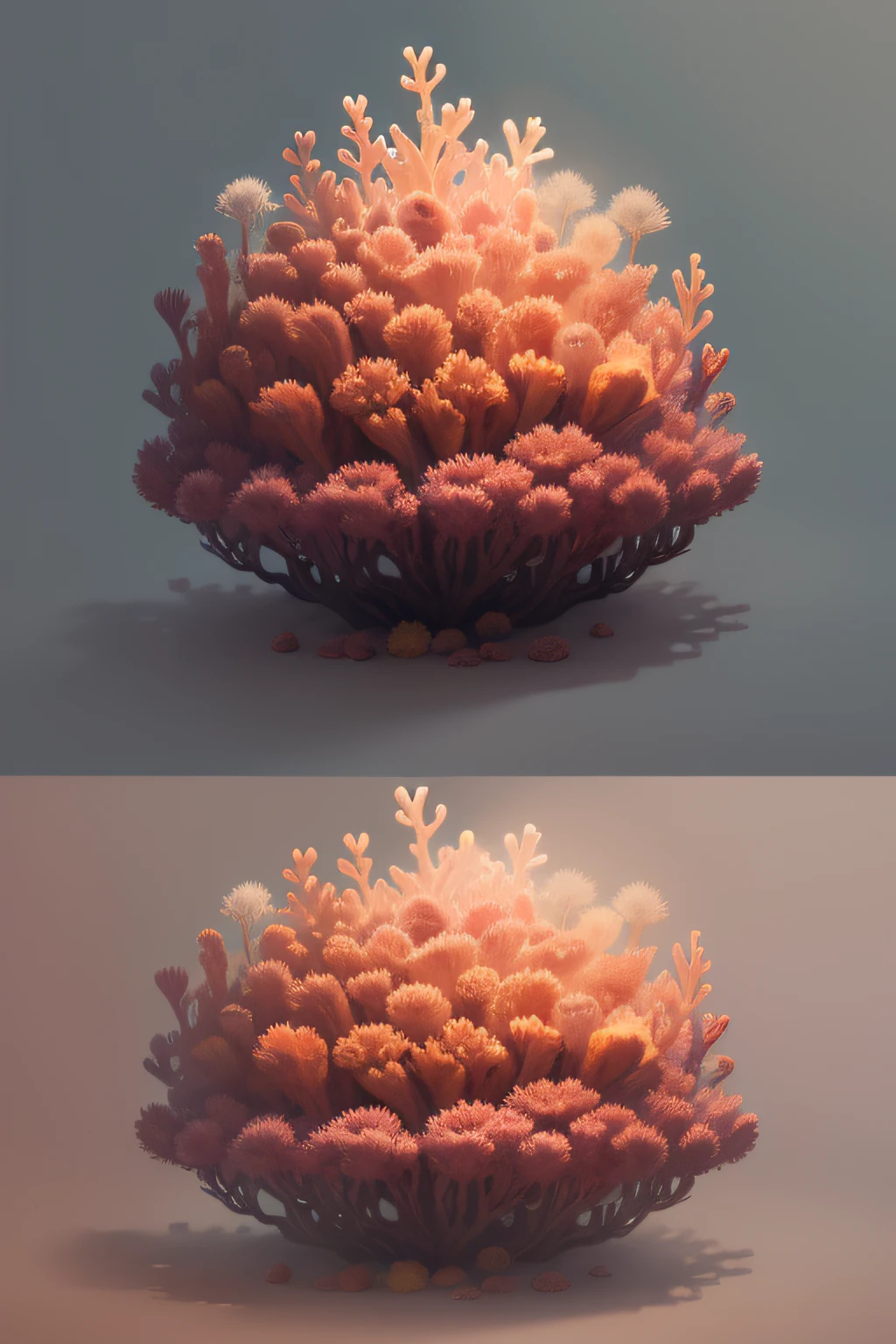 prompt png sketch of corals