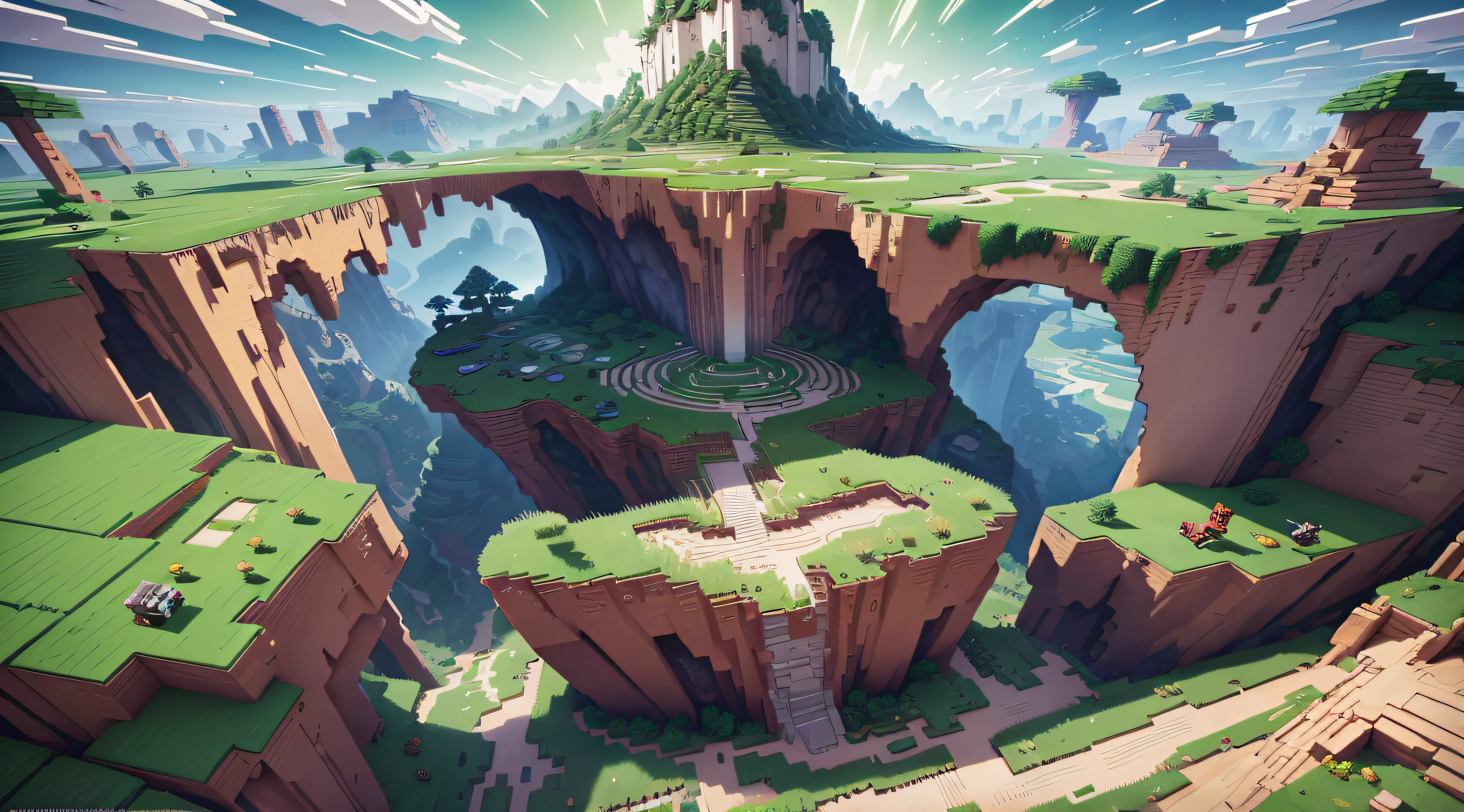 The cover features a vibrant and engaging design with elements that evoke the pixelated and creative world of Minecraft. In the center of the cover, the game's logo "Minecraft" stands out in large and stylized letters, using the iconic square font of the game.
Surrounding the logo, we can see a scenery inspired by the game's environment. The predominant colors are green, brown, and blue, representing lush vegetation, earth, and sky. Iconic elements from the game such as trees, stone blocks, and items like pickaxes, swords, and potions are artistically arranged around the logo, adding depth and texture to the cover.
At the bottom of the cover, we can include some famous Minecraft characters like Steve and Alex in dynamic poses, indicating the fun and action of the video quiz. Additionally, we can add some expressions of surprise or concentration on their faces to convey the idea that viewers will be challenged to test their knowledge.
At the top of the cover, we can include the title of the video quiz in large and eye-catching letters, such as "Minecraft Quiz: Test Your Knowledge!" The letters can be colorful and slightly pixelated to blend with the Minecraft visual theme.
Lastly, to add a final touch of visual appeal, we can include some light effects or sparkling particles scattered throughout the design, giving a sense of magic and excitement to the game.
This is just a conceptual description, but I hope it helps visualize an interesting cover for your YouTube video quiz about Minecraft. You can adjust and adapt the ideas according to your style and preferences. --auto --s2