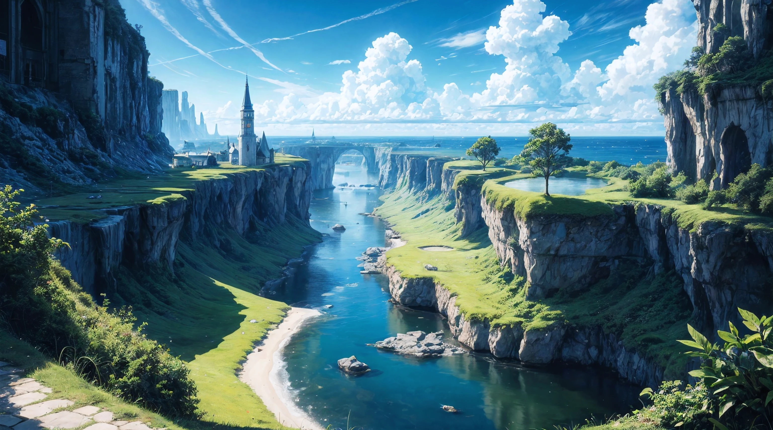 Alice in Waterland, Ultra High Resolution,Ultra detailed, Masterpiece, beautyfull,