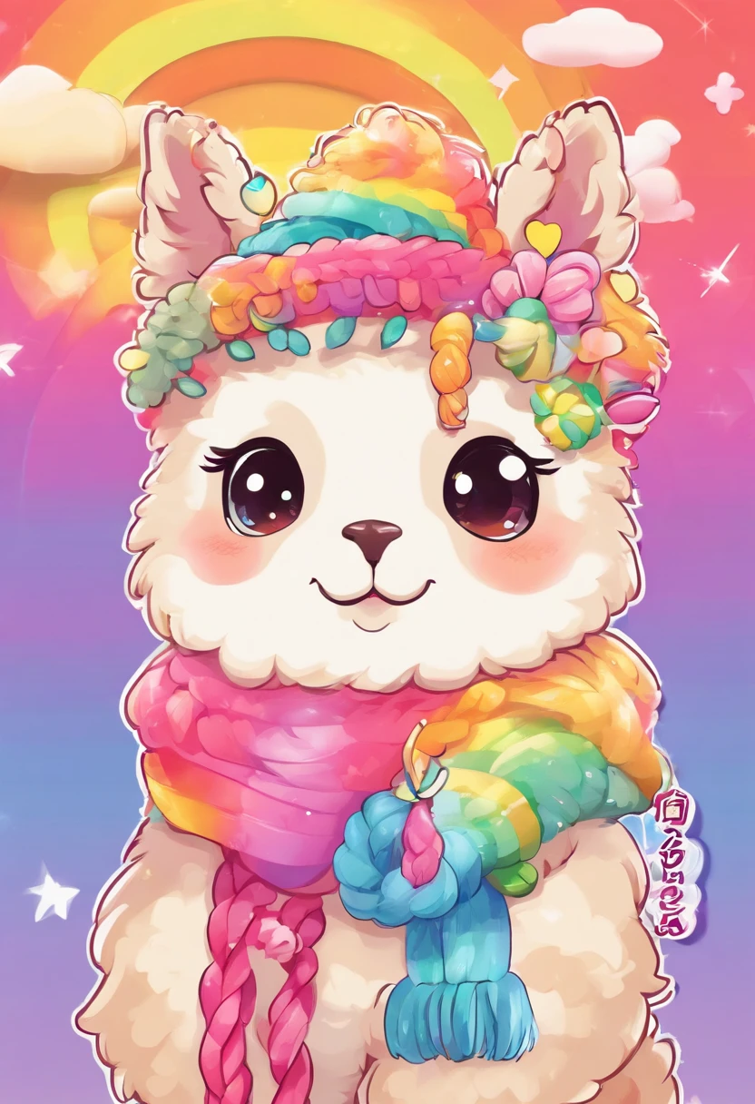 Rope shipping rainbow alpaca