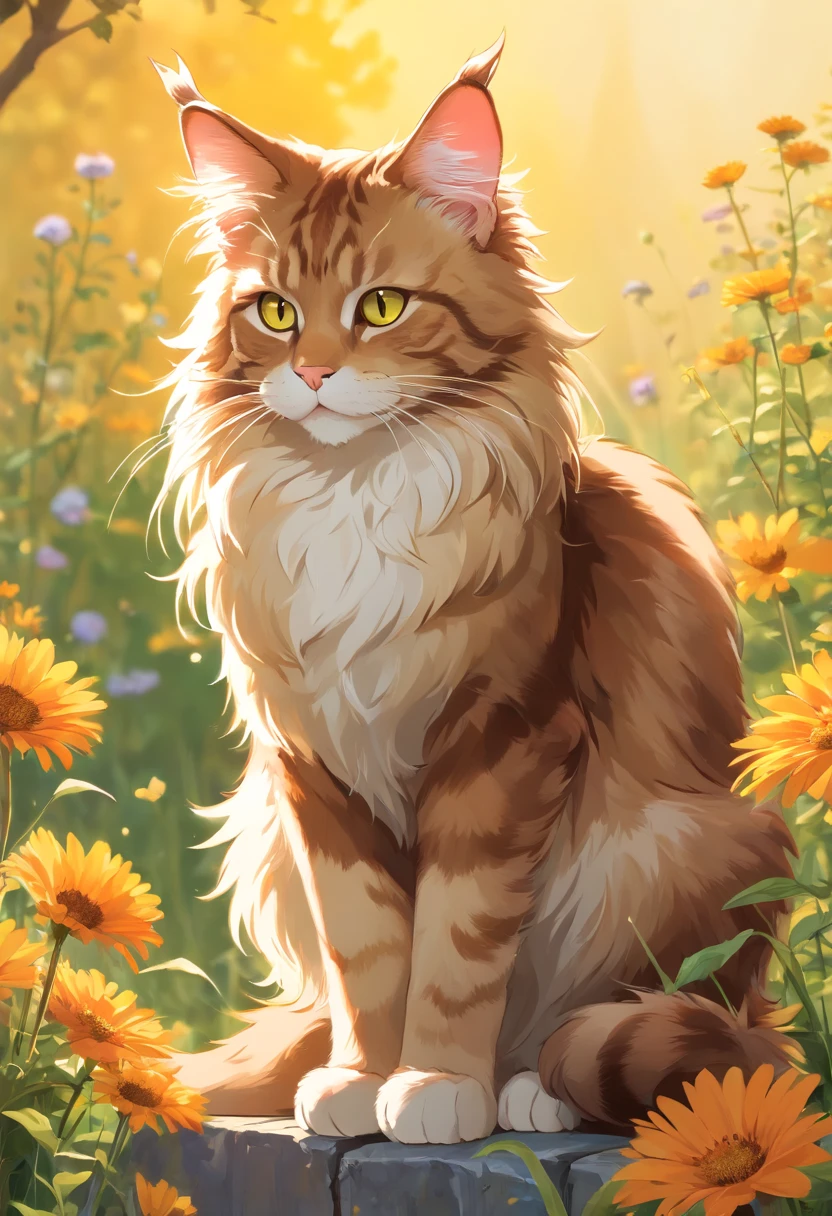 "Generate ultra-high-definition images of chic cats, Classic Cat Pose. Using advanced macro photography techniques、Highlights the intricate details of the cat's coat, mustaches, And expressive eyes.
Place the camera at the cat's eye level, Create an intimate connection between the viewer and the cat subject. Implement a wide aperture for a shallow depth of field, Make the cat stand out clearly against a gently blurred background.
Improve lighting to emphasize the texture and contours of the cat's body, Using the software, Remove coarse shadows、, cosy atmosphere.
Catch a cat in a relaxed position, But balanced, Show your flexibility and elegance. Try to capture the moment in natural movement, Stretching, grooming, etc., To convey a sense of authenticity.
Implement post-processing techniques to improve image clarity, contrast, and color balance, Secure all aspects, From the intricate patterns of cats to their intense gazes, Rendered in stunning detail.
Finally, convey the gentle beauty and innate grace of the cat,, Capture fleeting moments celebrating the unique essence of a cat's curiosity and balance." ((Maine coon)), ((Background: meadow)), ((golden hour light)), ((majestic)), ((chocolate cat)), ((old cat))