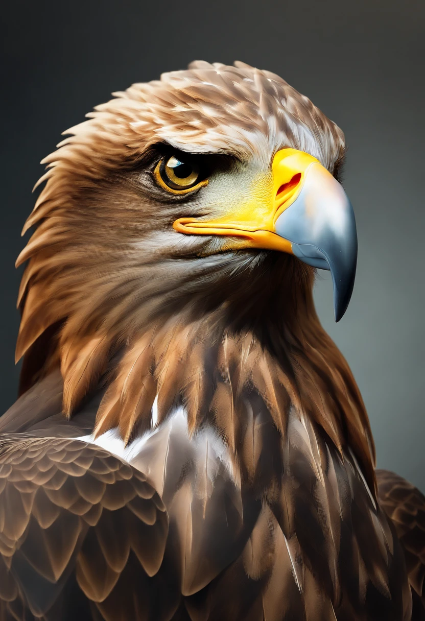 there is a drawing, Eagle Head, beak of an eagle, arte vetorial, uses the wireless symbol,  low polygons illustration, vetor behance hd jesper ejsing, an eagle