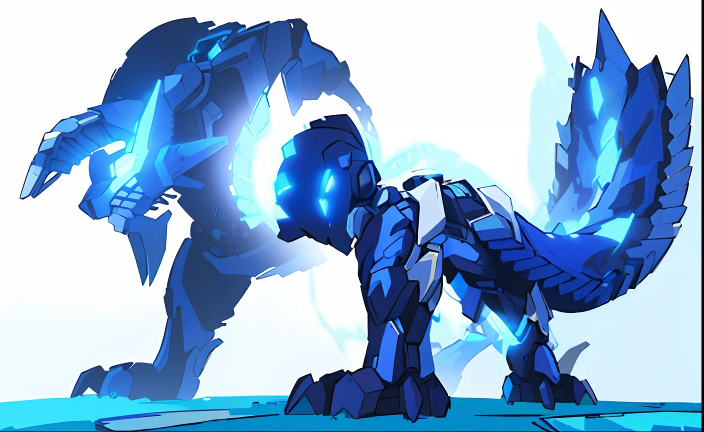 (melhor qualidade: 0.8), (melhor qualidade: 0.8), Perfect anime illustration, futuristic robot