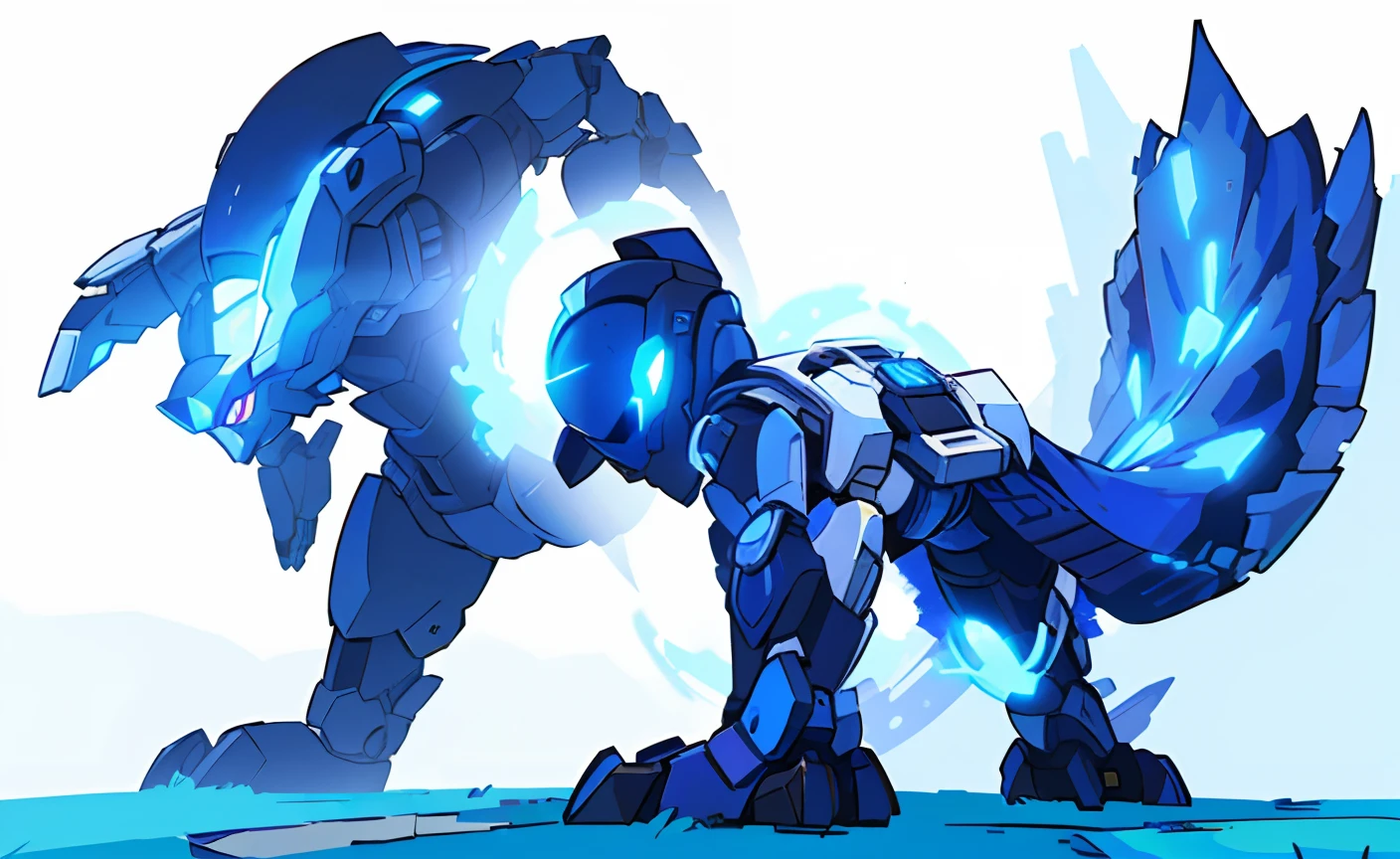 (melhor qualidade: 0.8), (melhor qualidade: 0.8), Perfect anime illustration, futuristic robot, Tenha espinhos grandes nas costas