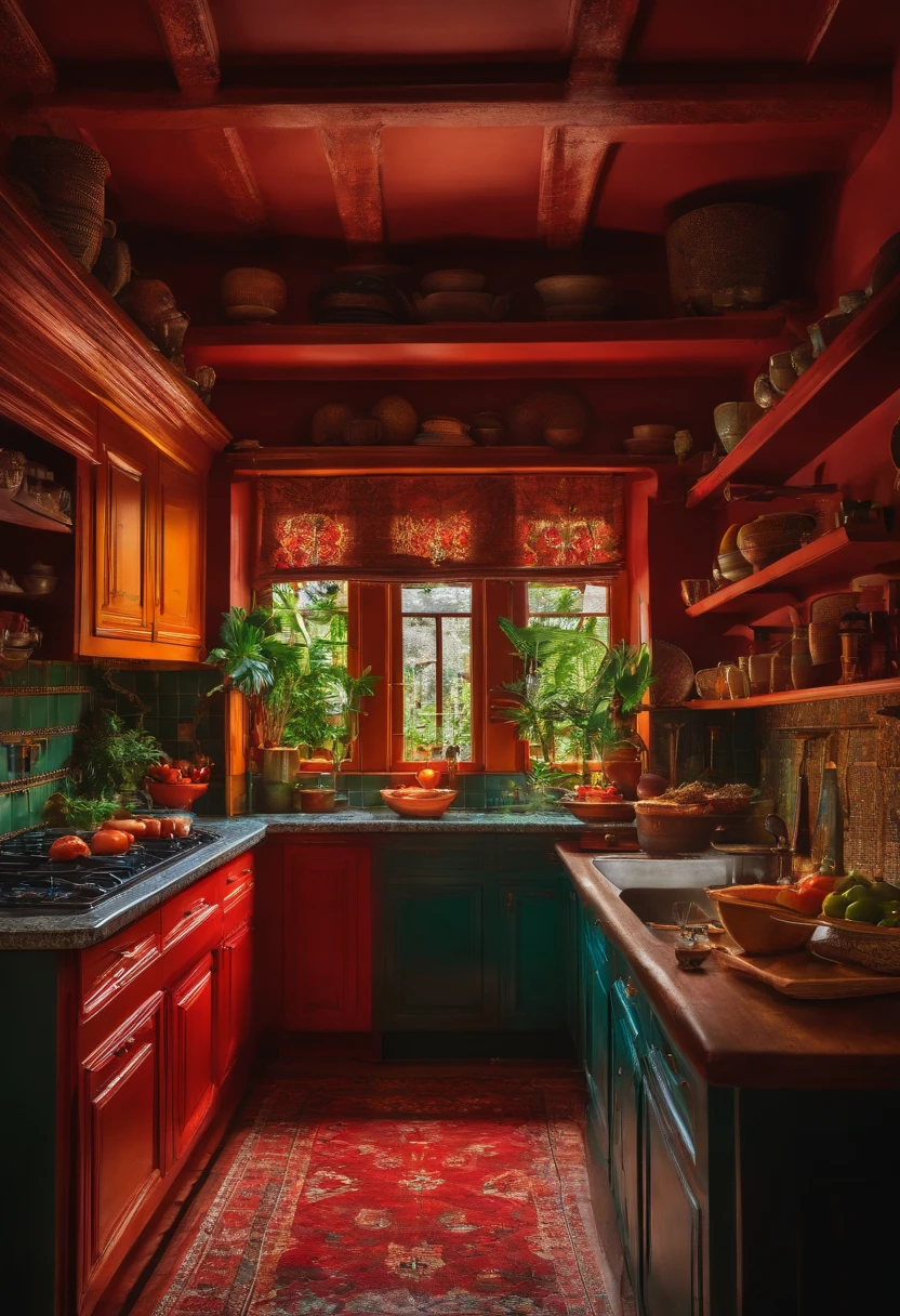 cozinha muito suja