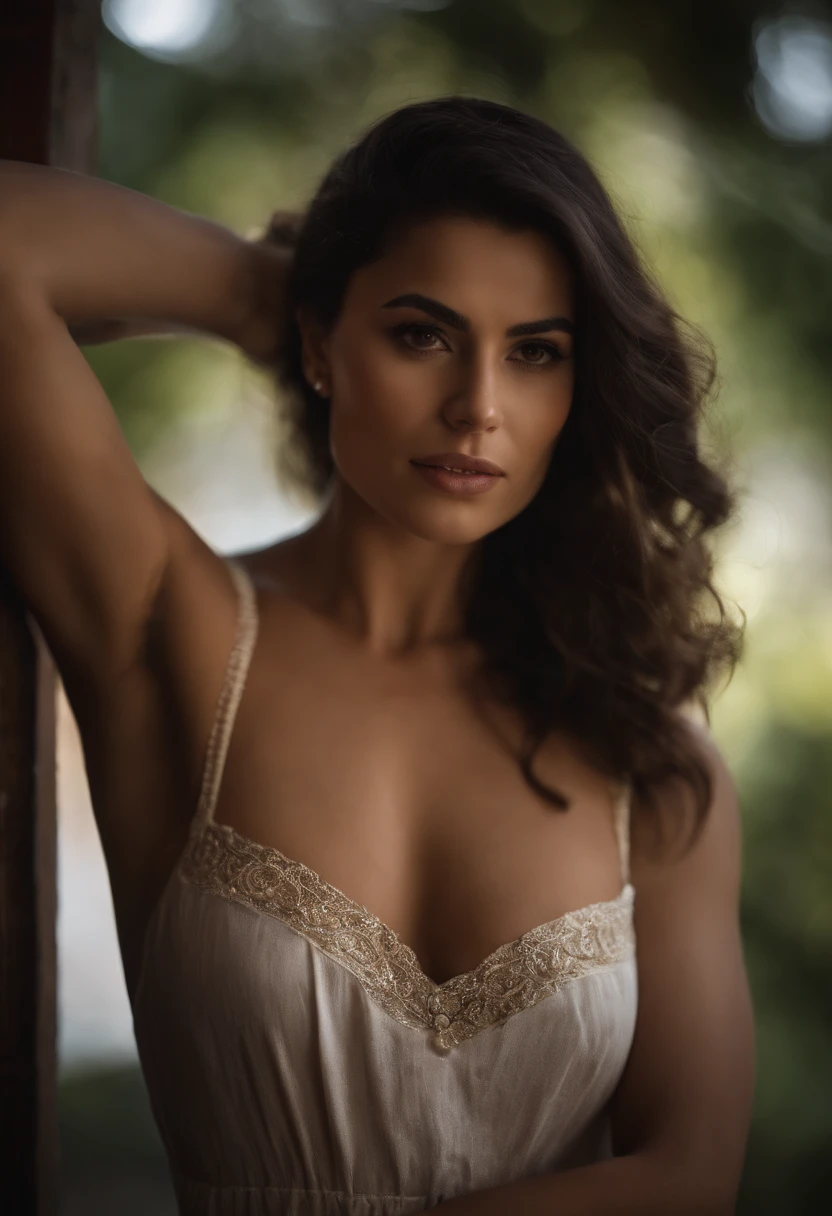 mulher latina sem roupa sensualizando