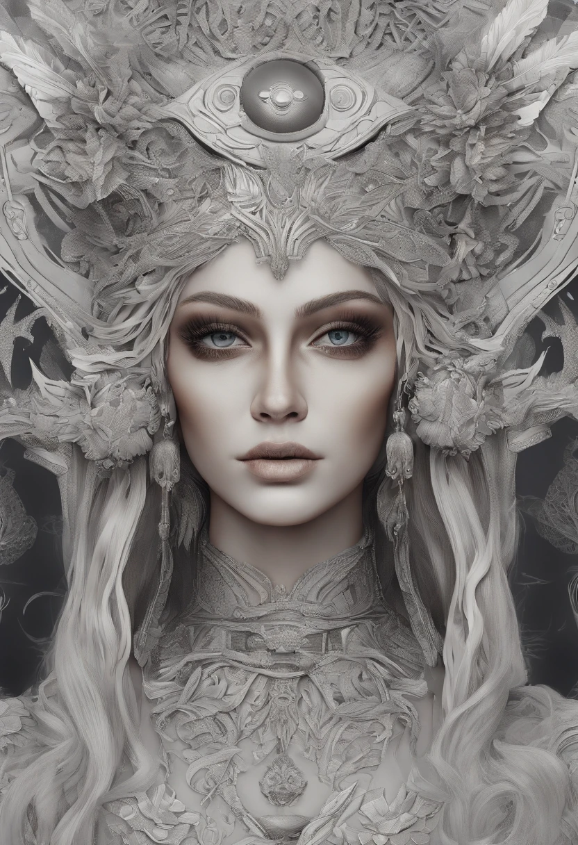 (High detail CG,realisticlying,detail-rich,The ultra-realistice:1.2),The ghost of the Middle Yuan Festival opens the door,A beautiful girl,Taoist charms are attached to the forehead,terroral,thriller,Background bokeh,His face was covered in blood,Wearing a vest,