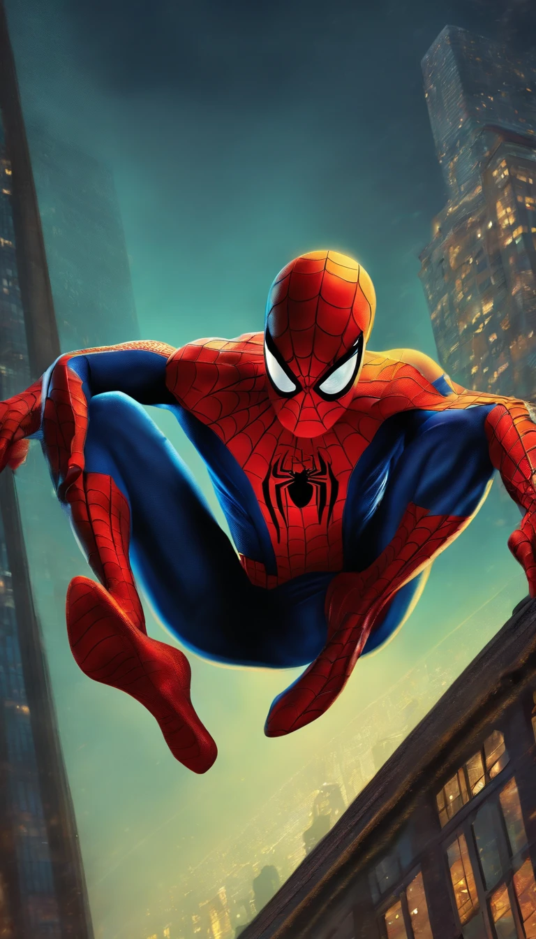 Spider man looking like thor
