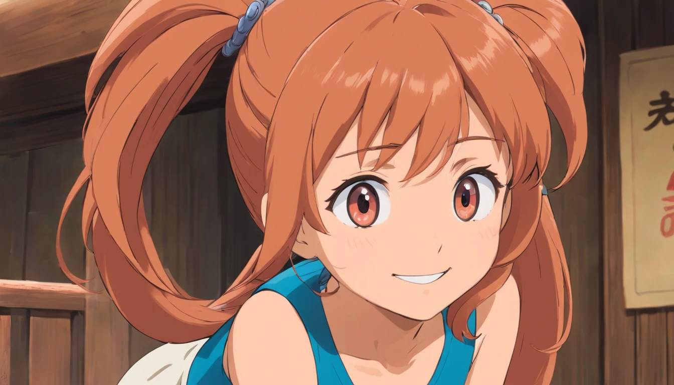 Sleeveless, pony tail, Japan girls, 8K, LAW Photos, Top Quality, Masterpiece, Realistic, Photorealistic super detail, one girls, Cute, The best smile, Beautiful eyes, hairlong, perfect facial features,
