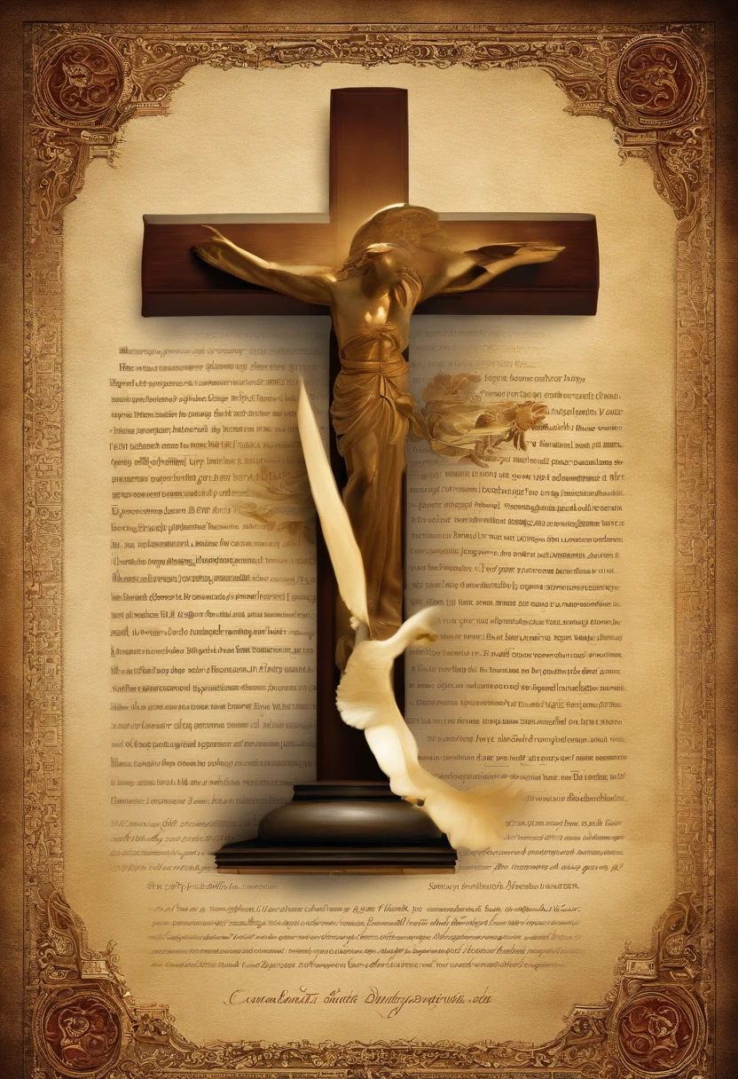 "Por favor, create a high-definition image of the Holy Bible that captures the reverence and spiritual significance of this holy book. The image should convey the historical and religious importance of the Bible, apresentando-a de forma digna e respeitosa. Use soft lighting to highlight cover and page details, enfatizando sua textura e envelhecimento, if applicable. Position the Bible in a setting that evokes a sacred environment, como uma prateleira de madeira em uma biblioteca antiga ou um altar iluminado. As cores devem ser sutis e a tipografia, se presente, deve ser elegante e discreta. The image should inspire a sense of reverence and spiritual connection to the words and teachings contained in the Holy Bible."