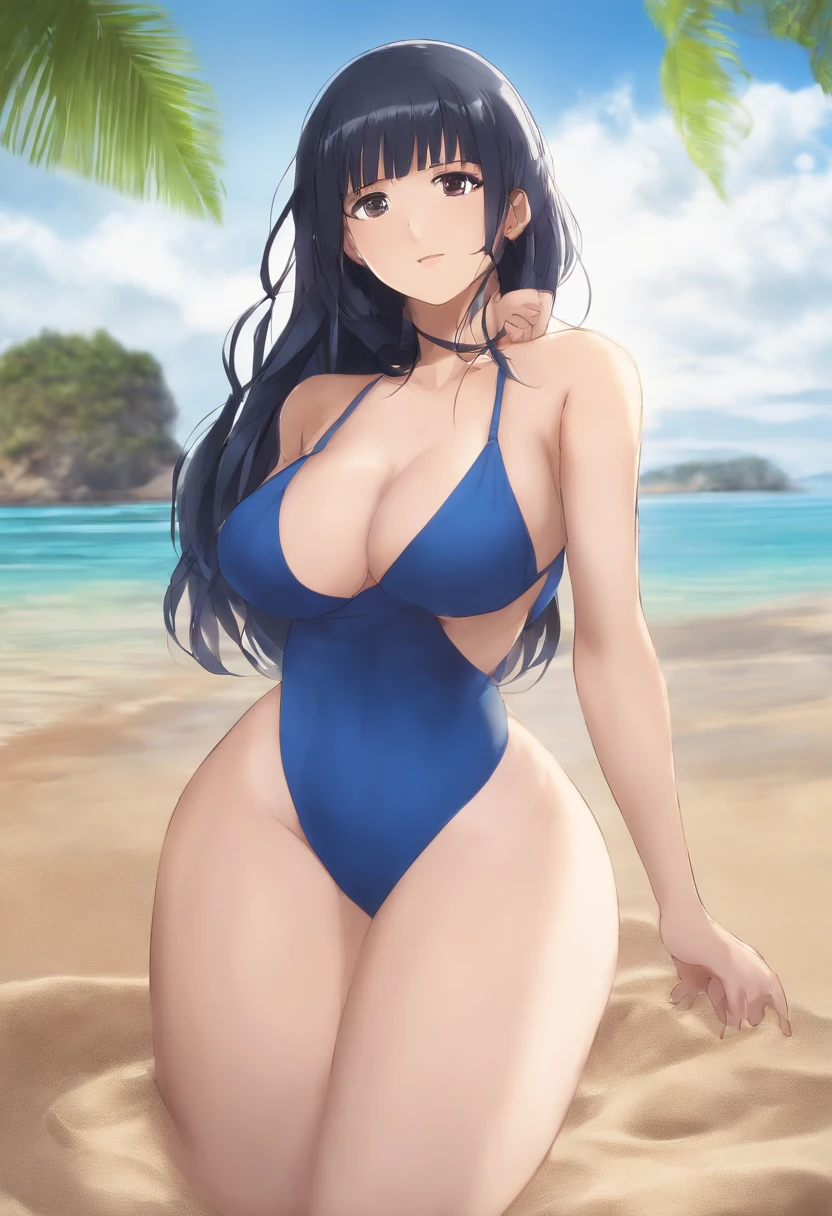 hinata big tits bikini