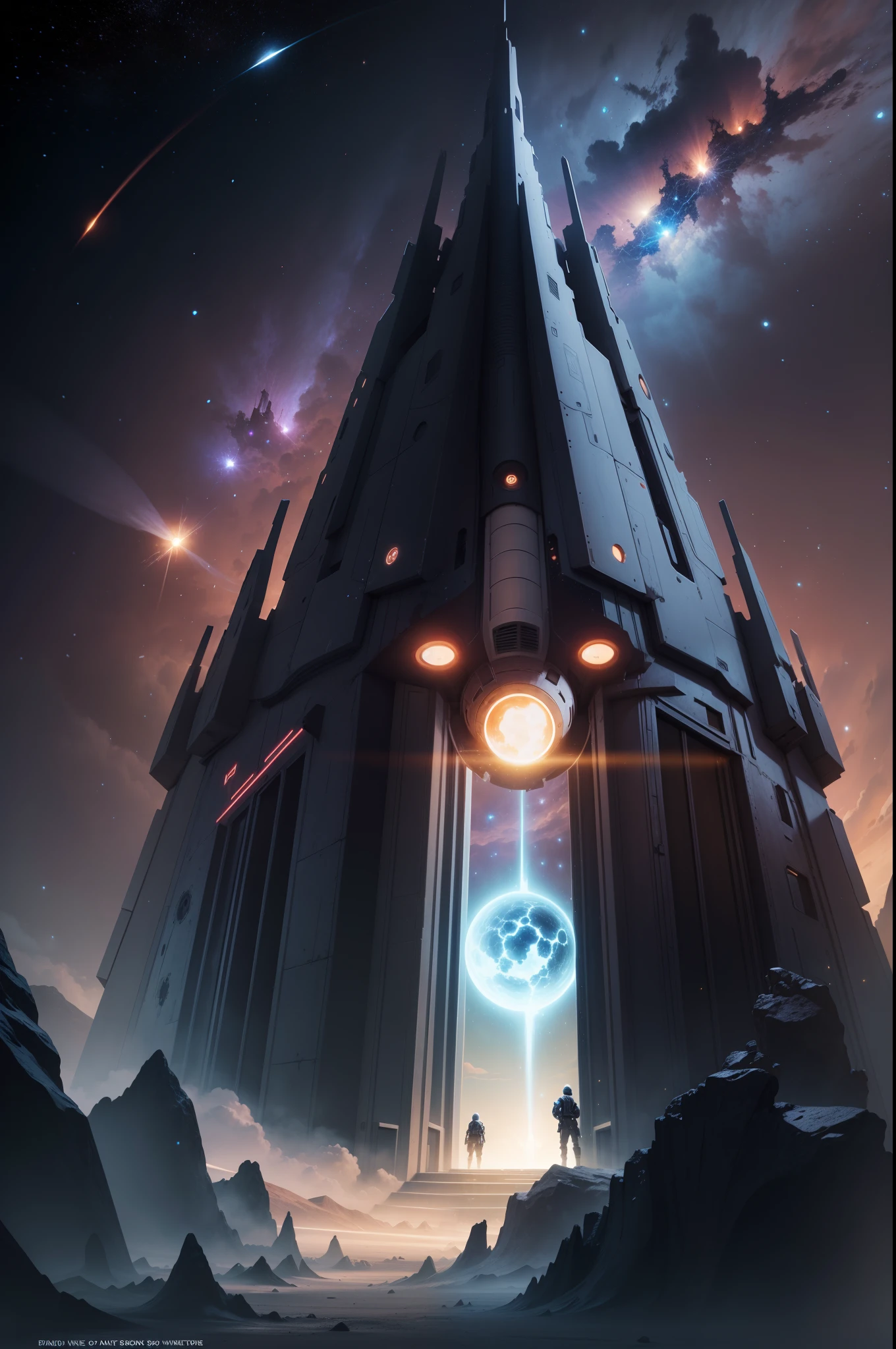 Building, portal another universe,