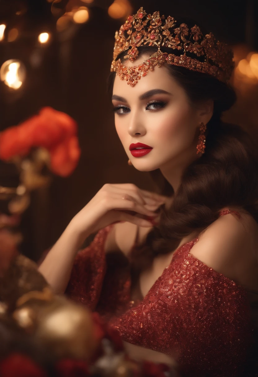 ((master part,best quality)),1girl,belos olhos detalhados, Rosto detalhado, (corpo inteiro:1.2), cabelos longos brancos, olhos vermelhos,seios pequenos, (fundo preto:1.2), bloody particles, rosto sombreado