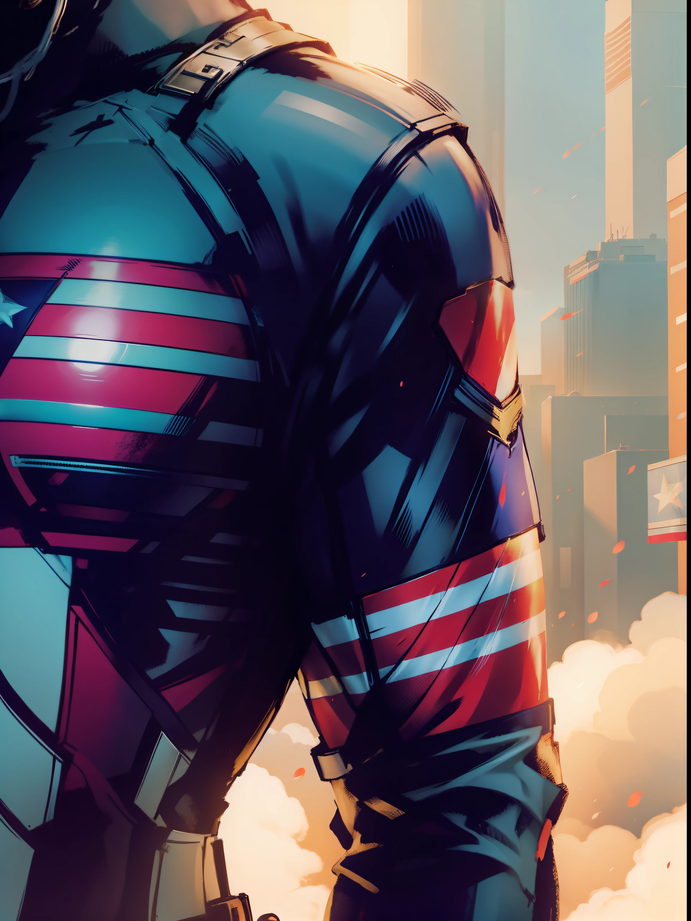Captain America's new uniform