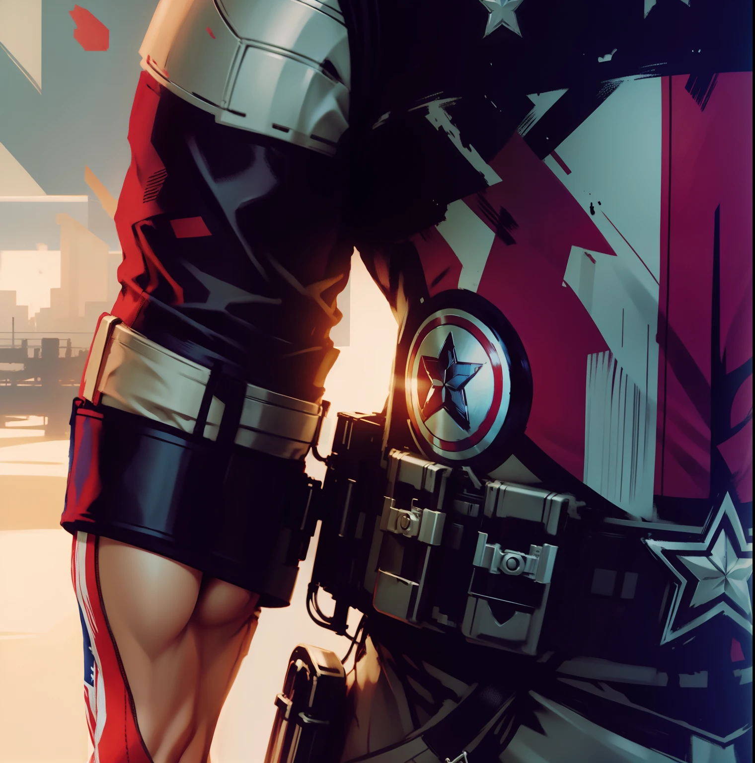Captain America's new uniform
