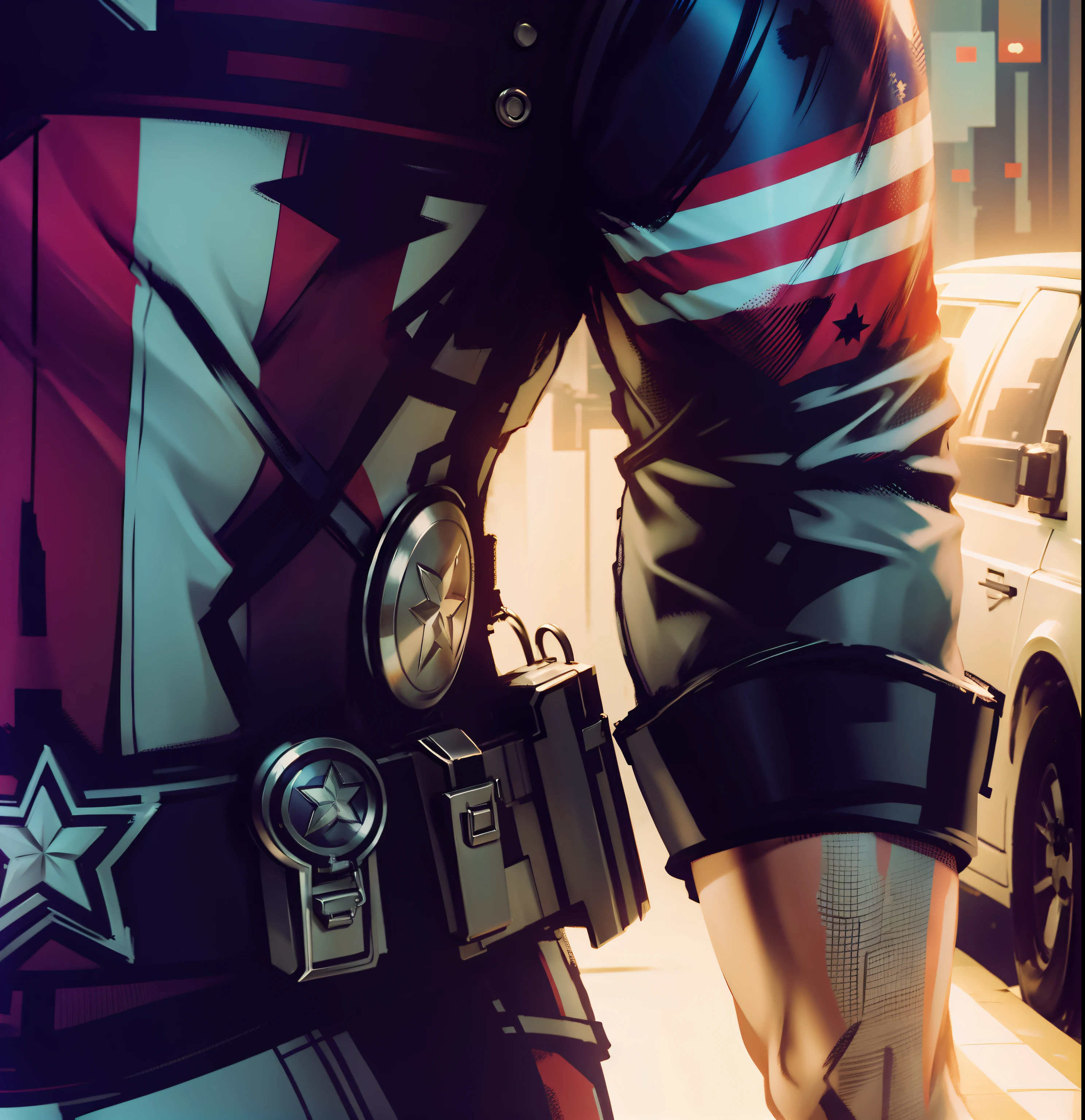 Captain America's new uniform