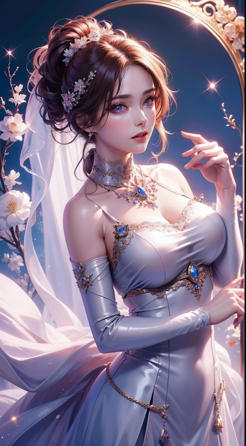 (Best Quality, 8K, Masterpiece, HDR, Soft Lighting, Picture Perfect, Realistic, Vivid), Full body photography of Fox girl in lotus pose，Red Hair, Raw, movie shot, (Sharp focus:1.5), (Reality:1.4), Dusk lighting, Volumetric Lighting, Ultra-high resolution,Dramatic Lighting, (Zentangle，Mandala，Tangle，Entanglement), Fox Demon，Fox Mask, Sexy Revealing Clothes, Bodysuit with Glitter Texture, Foxfire Curse, fox family, Transformation, Depth of Field, dreamy atmosphere, Chaos in its most beautiful form, grace, Brutalist design dark theme, Flower of Death, Flowers of ecstasy，Glowing Line,Glow Example，Tracking example，flash， Backlight，translucent，Light Particles, (Ultra High Quality Fantasy Art), Masterpiece, Female Model, Ultra High Quality Female Character Designs, Detailed 8k Anime Art, Realistic Anime Art, Highest Quality Wallpapers, Intricate Ultra High Quality Accurate Female Character Faces, High Quality Designs and Accurate Physics (Fantasy - Ultra High Quality) quality)) art), dark fantasy style), masterpieces, super high-quality characters, anime resolution - 8K, realistic anime art, wallpaper with the highest quality illustrations, ultra-high detail of faces, high-quality design and accurate physics), color, depth of field, shadows, ray tracing, high quality workmanship. -high quality and 8K resolution, (Accurate simulation of the interaction of light and materials)], [High-quality hair detail [More about beautiful and shiny red hair]], (Beautifully detailed hands [perfect fingers [Perfect nails]]], (perfect anatomy (perfect proportions)))) [[Full-length]], [Perfect combination of colors (Accurate imitation of the interaction of light and material)], [art that conveys the meaning of the story]