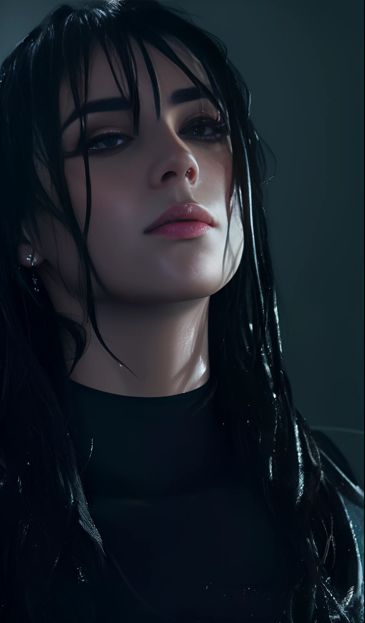 Queria um close um pouco mais afastado da foto, sem face deformada, Reconstructing the image in as much detail as possible, full hd, 4k, ultra realistic photo, sem olhos deformados, glowy skin.