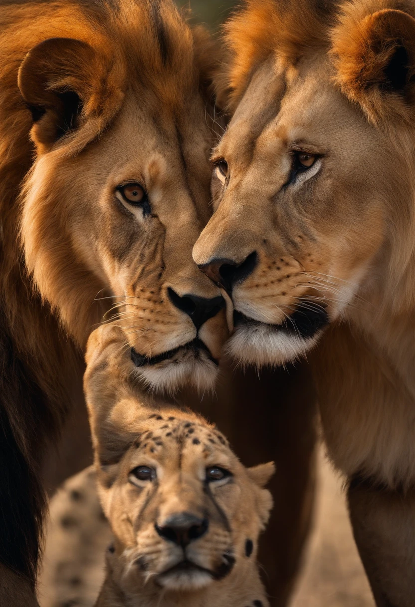Lions vs hyenas, luta mortal