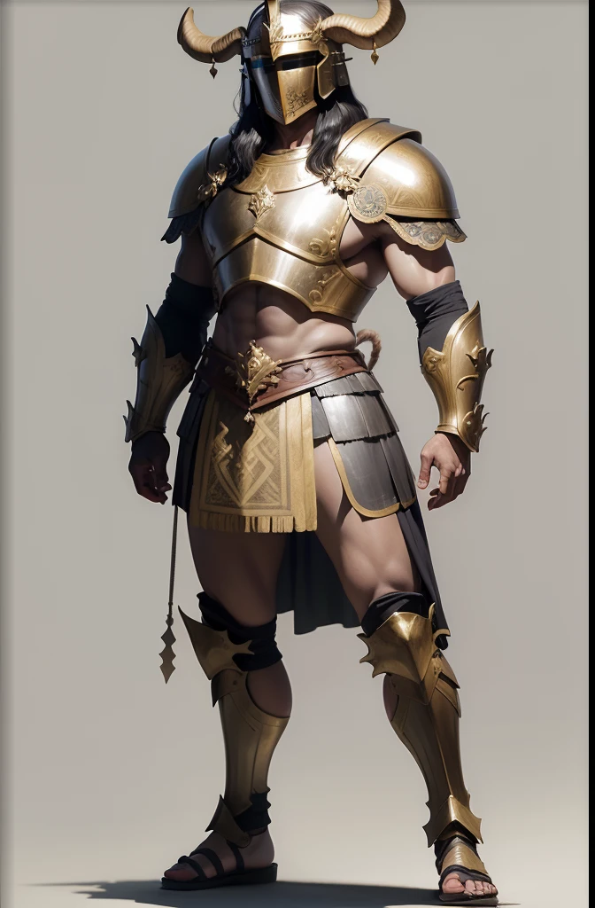 Make full-body image of Crios with Roman armor and helmet with ram's horns | Titans roman mythology, Roman titans, Roman mythology