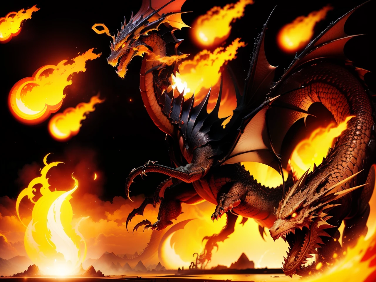 (nvinkpunk:1.2) (snthwve style:0.8) dragon, antro, lightwave, sunset, complex, very detailed
