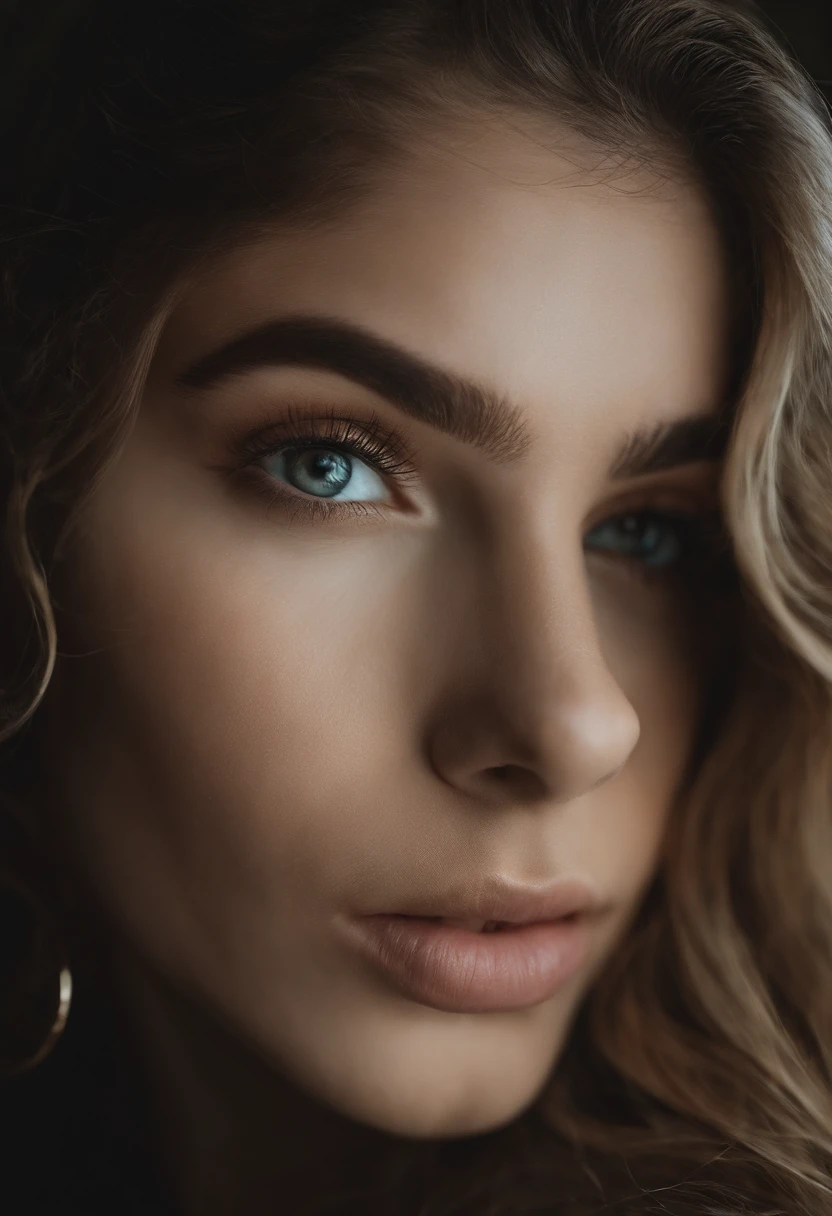 um close up de uma mulher com cabelos longos e um top preto, com cabelos longos e olhos penetrantes, Anna Nikonova aka Newmilky, 🤤 retrato da menina, Modelo do Instagram, 19-year-old girl, com cabelos longos, Pokimane, 2 Modelo feminina de 4 anos, 18 anos, Serena Malyon, Violeta Myers, foto de perfil headshot na praia
