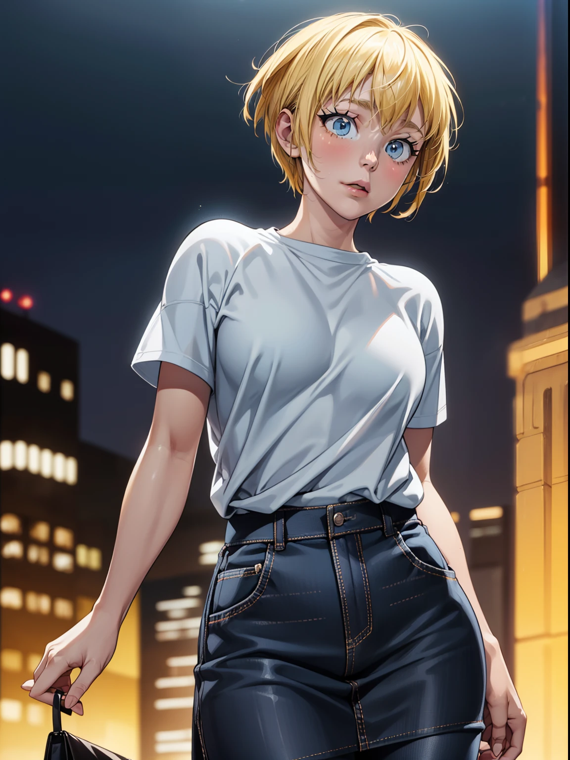 add_detail:1 Face (ultrahigh resolution) Face (details ultrahigh), Body (ultrahigh resolution) Body (details ultrahigh), wear (ultrahigh resolution) wear (details ultrahigh), Background (ultrahigh resolution) Background (details ultrahigh), Full body photo, city background. blue eyes, blonde hair, short hair, casual clothes),masterpiece, best quality, ultra-detailed, high resolution, super detailed skin, perfect anatomy, detailed,full body see,