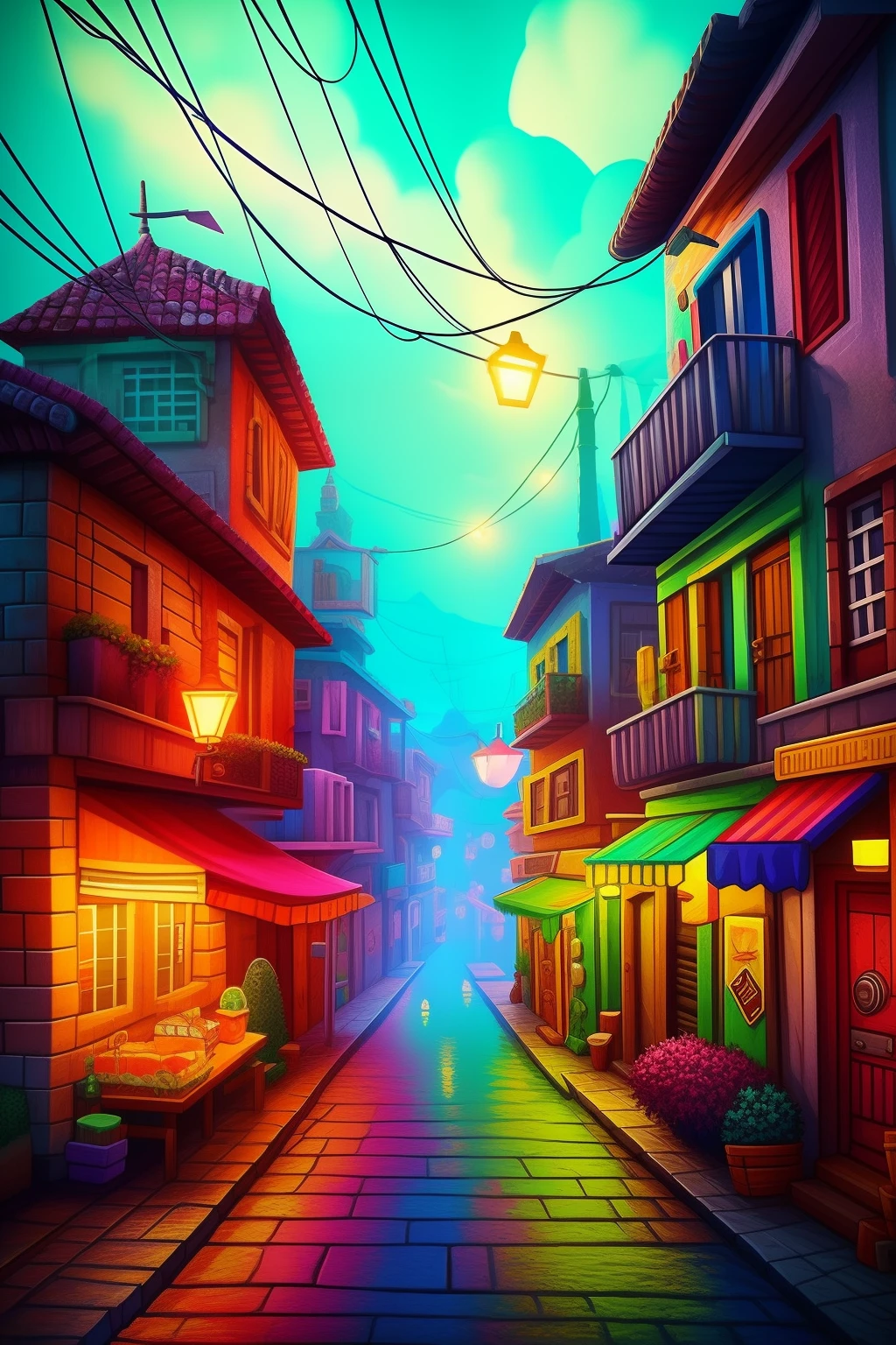 Pixel Art,colorido, Cena pixelada, Vanellope von Schweetz (Os Mundos de Ralph)  Em uma estrada de doces coloridos. Caracteres de 8 bits, Retro style, Formas de bloco, cores vibrantes, low-res, Tema do jogo, Desfoque de movimento, dynamic  lighting, Playful and playful environment, Paisagens do jogo,Vintage video games, Nostalgic, Contrastes de sombras e realces, paleta de cores limitada, Cenas criativas e imaginativas, texturas detalhadas