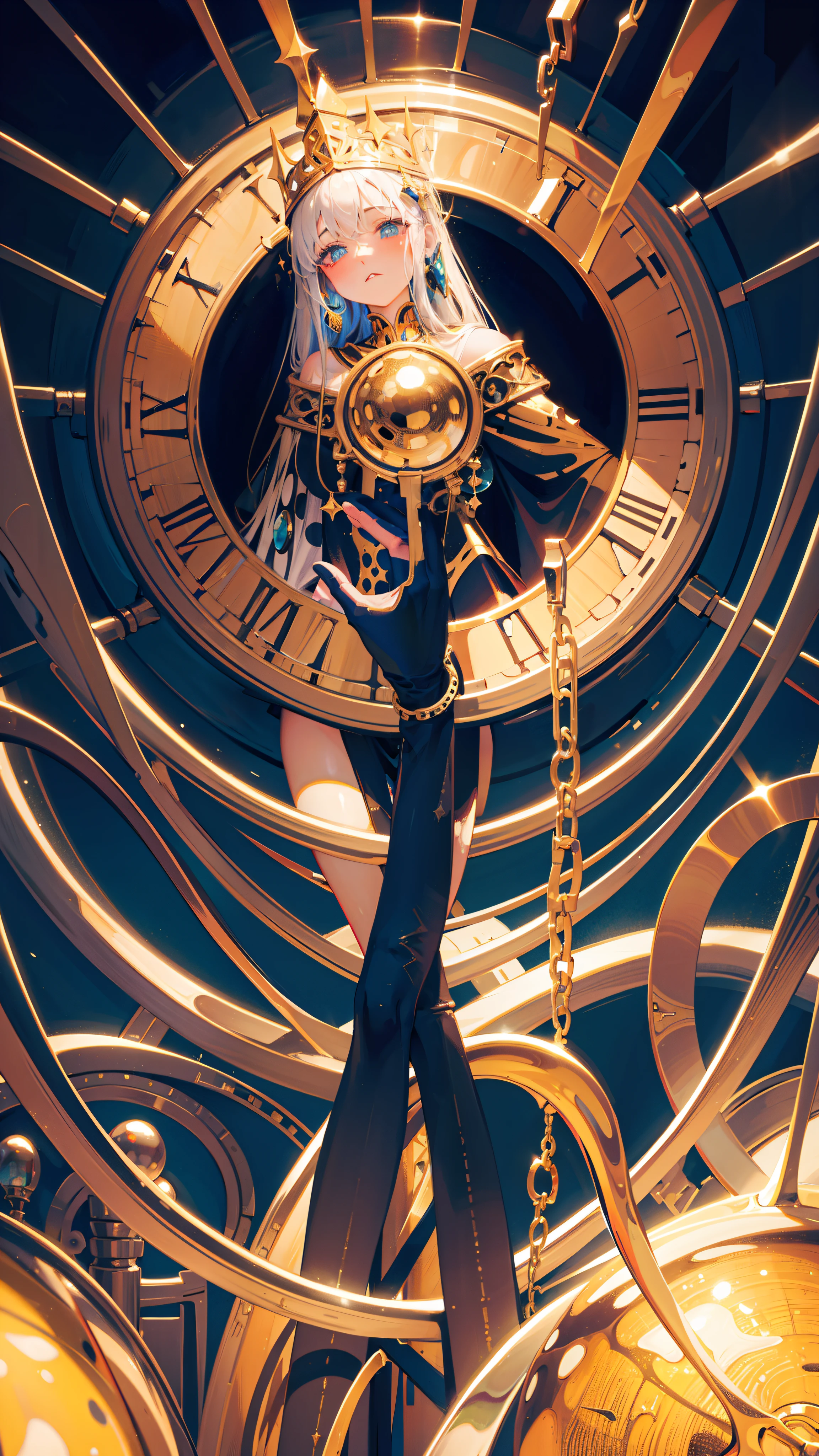 High quality. High details. 8K. Hanged woman. Melting makeup. Crackled skin. Klimt. Esoteric.