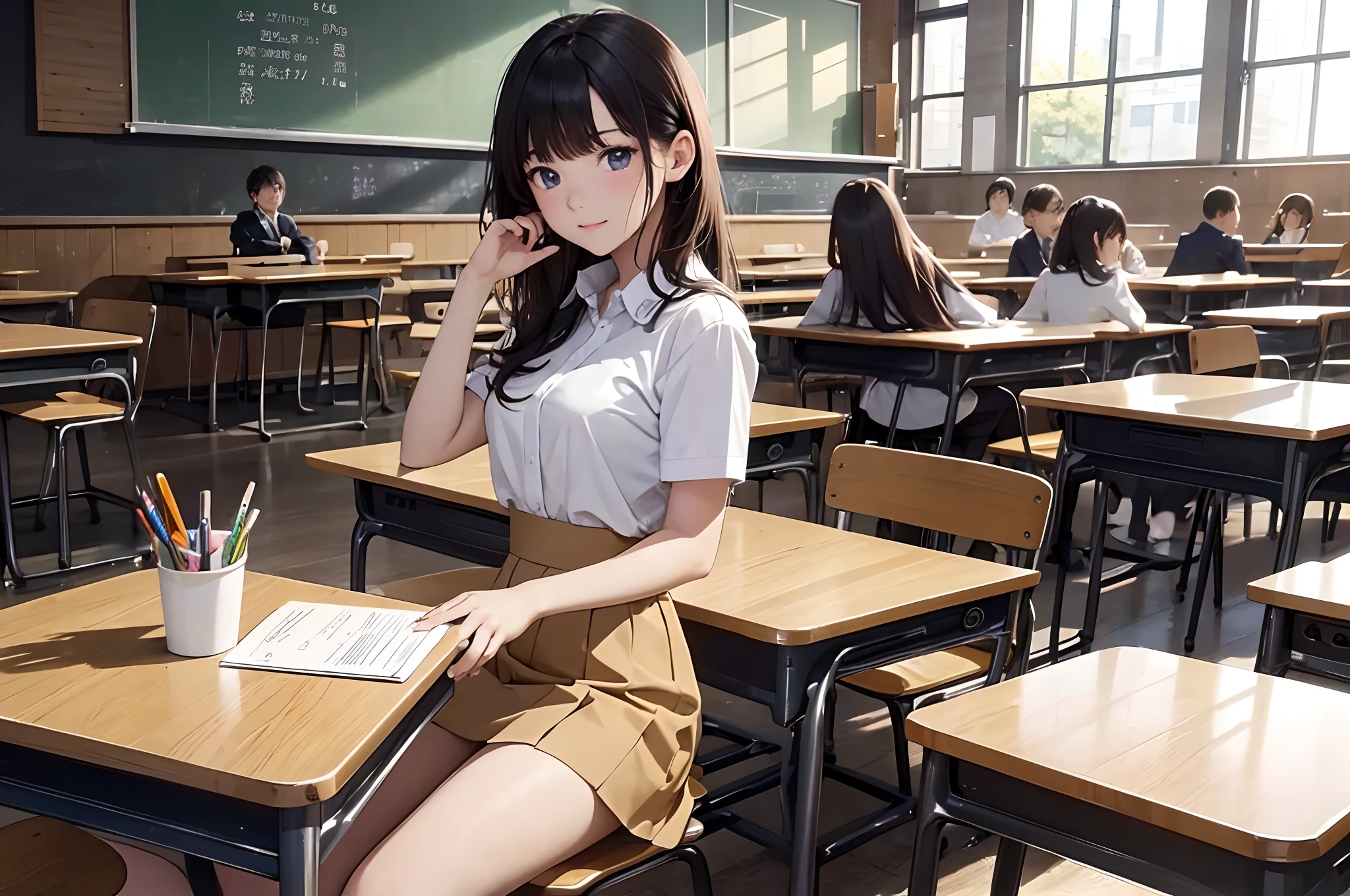 ​masterpiece、top-quality、The ultra -The high-definition、New School Leaders、‎Classroom、near future、classmate、Desportivo、Class Committee Member