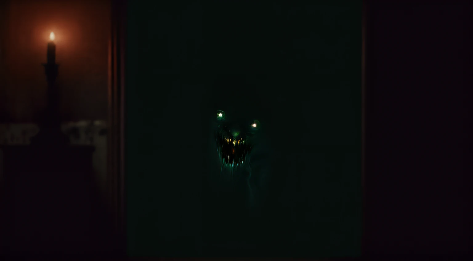 a closeup portrait of a light spirit monster with black scales that invokes fear, d & d, fantasy setting, horror environment, morbid colors, dark lighting, atmospheric, cinematic, moody, in the style of diego koi, gina heyer, luiz escanuela, art by alyssa monk, depth, hyperrealism, rule of thirds, golden ratio, oil on canvas, 8 k