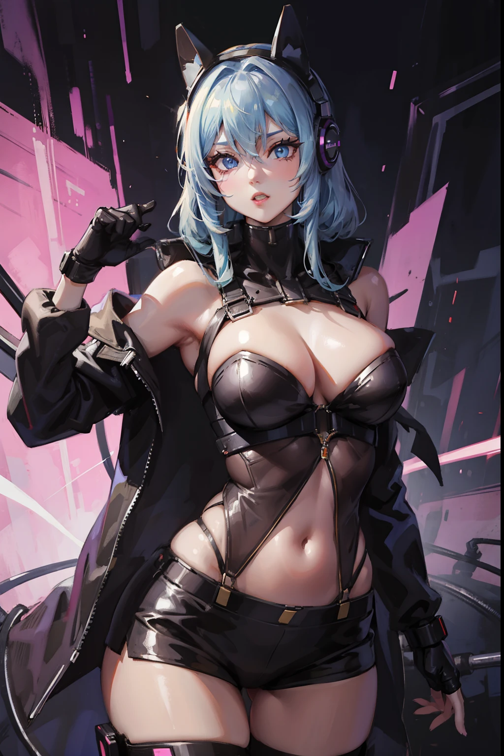 cyberpunked、Beautuful Women、Super big