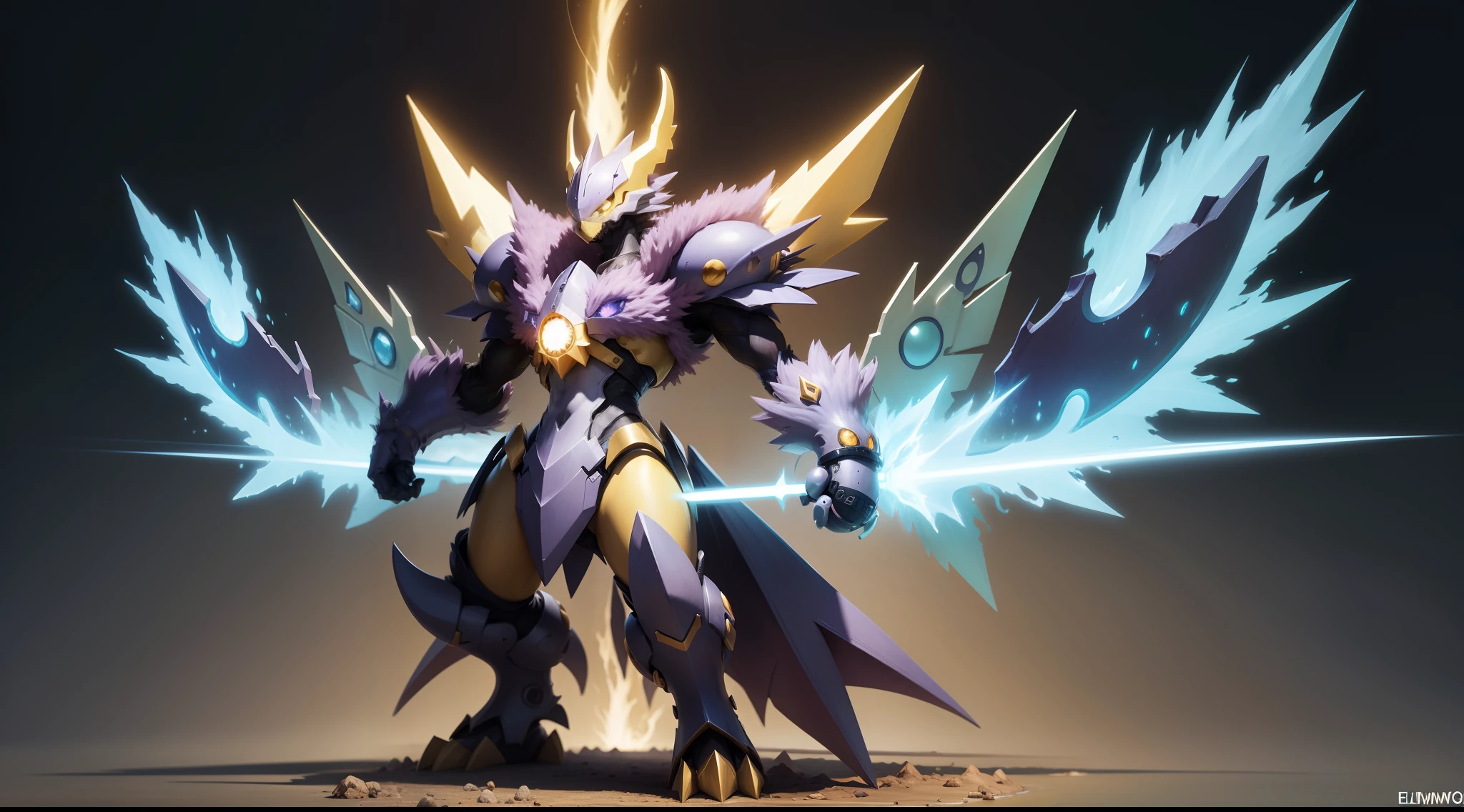 Digimon concept art fantasy elemental nature
