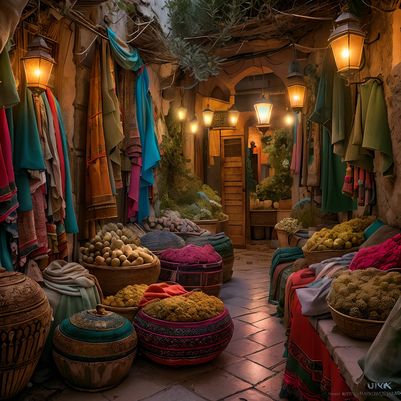 Moroccan Medina, Amazigh clothing, Touristes dans le souk, Masterpiece, Best quality, ultra highres, .RAW, ((Riad)), marrakech, marrakech, Lampes marocaines, (Photoluminescence), fleurs en fleurs, clair, Photo .Cinematic RAW, Hyper real photo, ultrarealistic, 8K UHD, DSLR, softlighting, High quality, grain du film, Fujifilm XT3, pictured on a Kodak Retina II Sanyo Xacti VPC-CA6, Objectif 50mm, Grand angle, Hdr, hyper-realistic, colourfull, volumeric lighting, [volumetric fog, humide], faible profondeur de champ, reflections, photo, (sparkling), luisant, (iridescent), Lueur, chatoyant, mystique, enchanteur, Brillant, Maroc, exotique, (Masterpiece) (Best quality) (Detailed) (8k) (Hdr) (wallpaper) (lighting cinematic) (mise au point nette) (complexe), Romantique, Olives