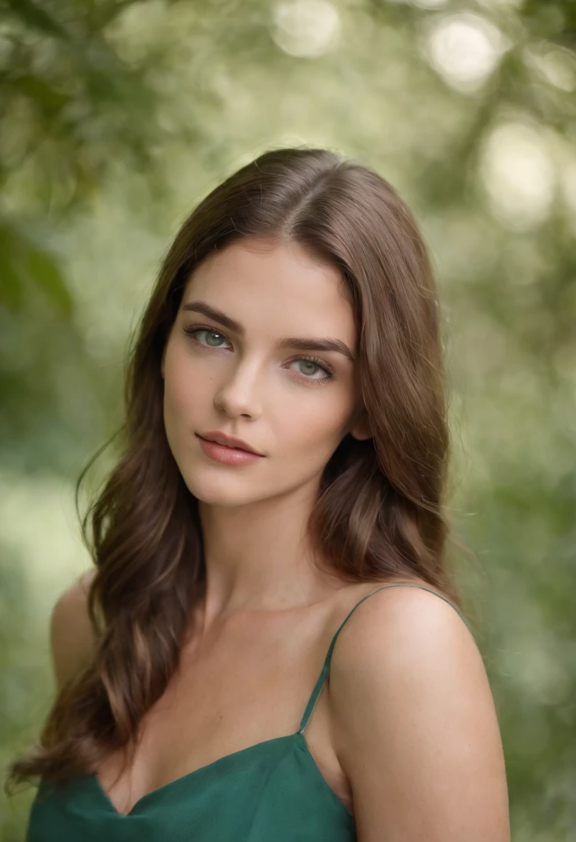 Uma mulher em torno de 19 anos, cabelos grisalhos naturais, Unique green eyes, Desgaste Cole, slender and graceful, Beautiful, de roupas fashion andando nas ruas de Miami