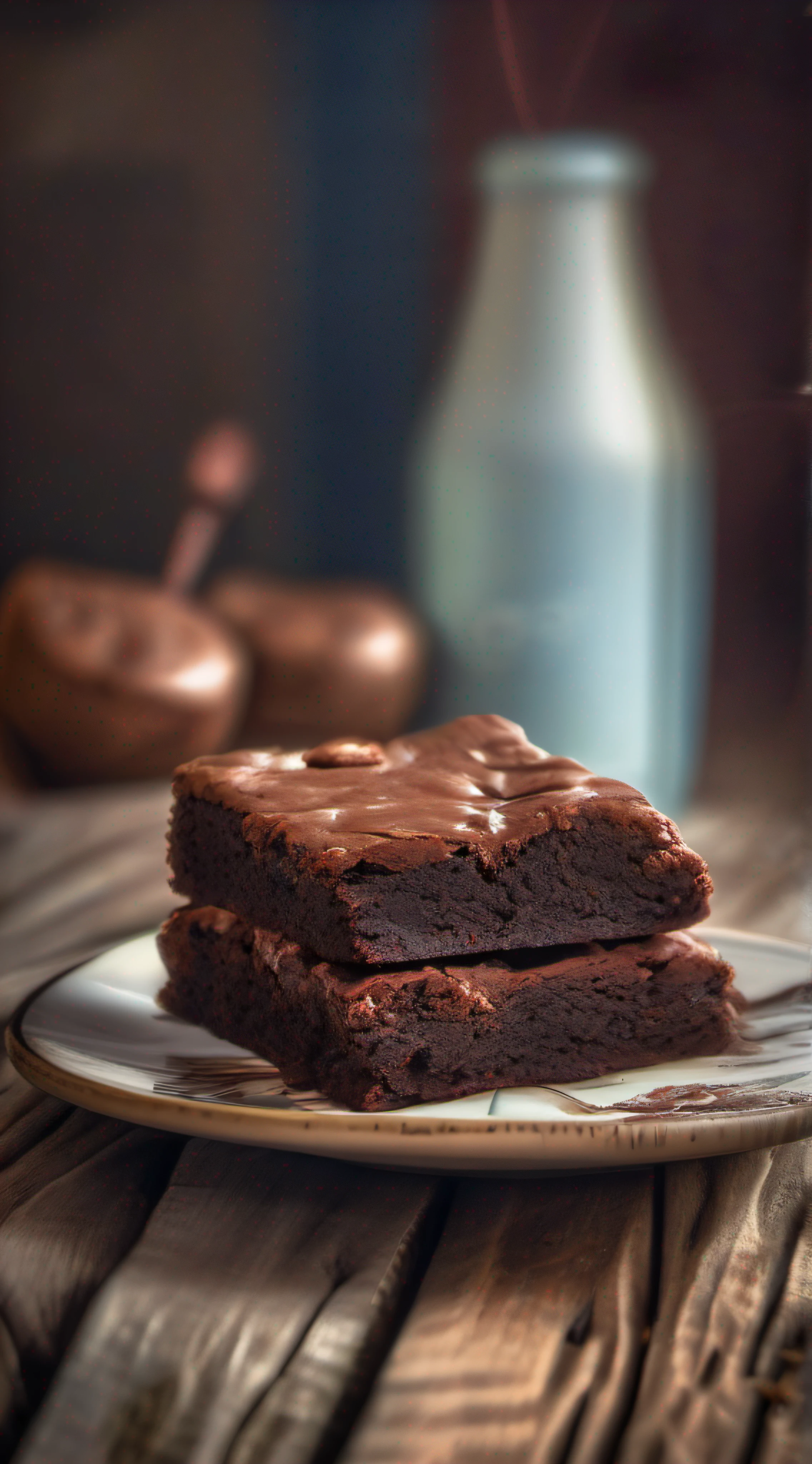 brownie delicioso, textura detalhada, hdr foto realistico, cinematic, iluminado, adobe lightroom