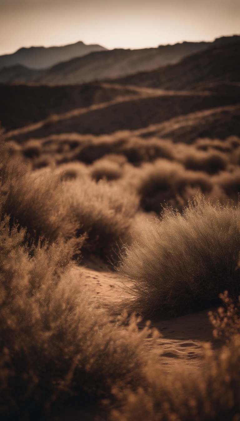 bushes totally dry due to lack of water