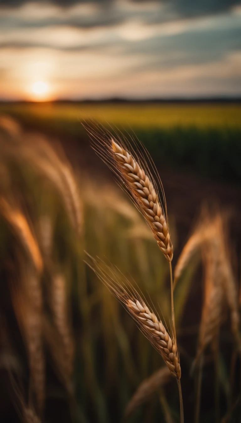 a small wheat plantation