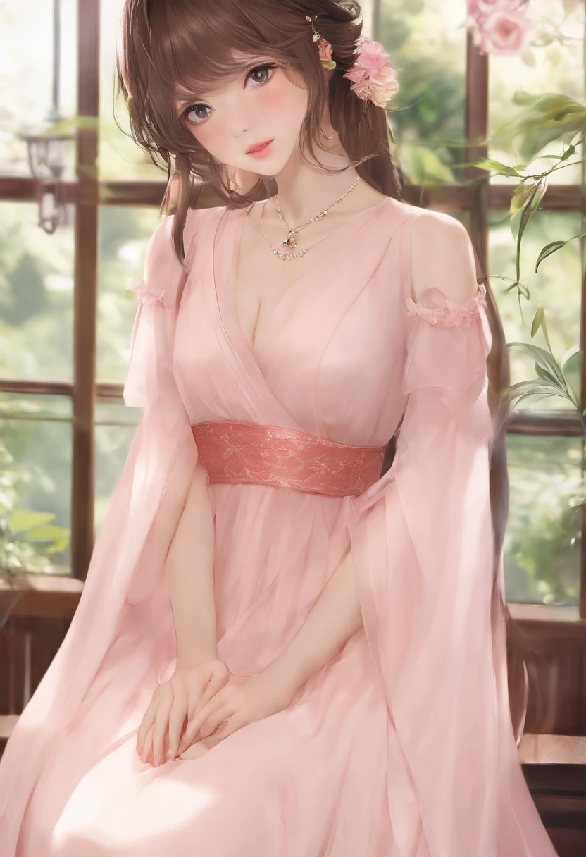 Portrait of a young 20-year-old saint hentai, a slut, prostitute saint with a beautiful and super cute face,wearing a very thin and sexy ao dai, beautiful cute face, open legs, see through dress( tranpsaren dress), see through vagina, Ao dai with a deep slit, cityscape, dim light), (blurred background), beautiful earrings, bracelets, necklace, pantyhose, clear eyes, front shot, (pale skin), (big eyes), face forward, (full body shot), (brown hairs), open navel, (looking at viewer:1.3) very slim, large breasts, tight tits, beautiful buffed butts, ((naked)), ((sleeping gown)), see through gown,((see through pussy)) zoomed pussy)), juicy vagina, (transparent red color gown),(sleeping gown), ((camel toe)), ((laced stockings)), (high heels), veranda, (fronts shot), juicy pussy