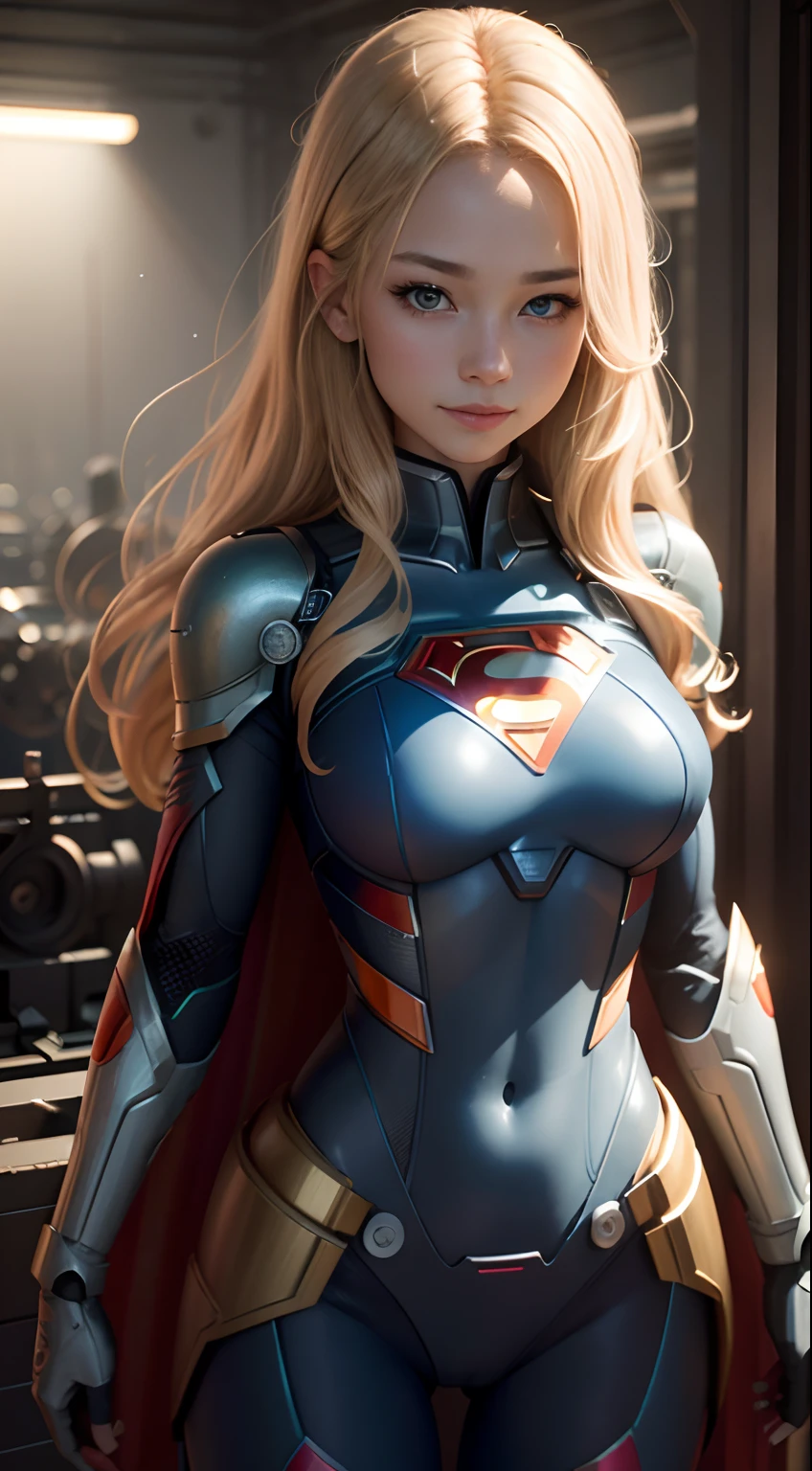 1 Supergirl, big, tears, blush, agony, (((wet skin)), bright red Hitomi, indoor, (on_back), crotch, bottomless, avrola prisoner, totally torn superheroine clothes, transparent clothes, metal collar, handcuffs, slave, chains, handcuffs, marquis world of sad, best quality, Supergirl's masterpiece, ultra high res, (photorealistic: 1.4), RAW photo, blue-eyed blonde, superman symbol S on chest.