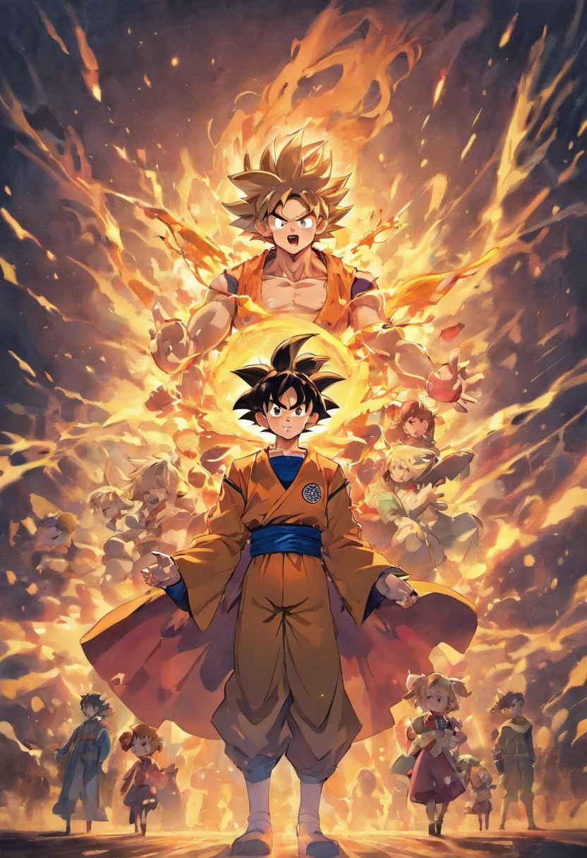 goku with the family