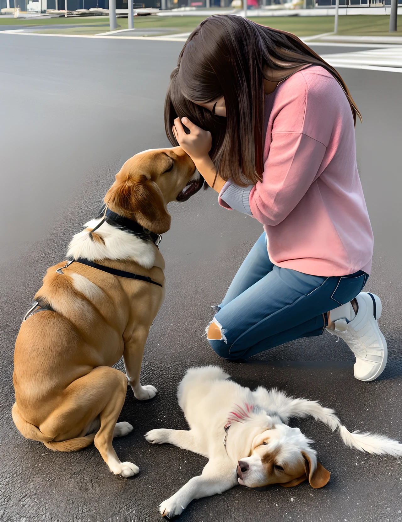 Crying Dog Girlfriend