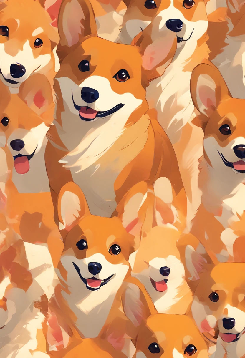 "Generate an ultra-high definition image capturing a pembroke Welsh corgi in a chic, Classic dog pose. Use advanced macro photography techniques to highlight the intricate details of the dog's coat, standing ears, e olhos expressivos e lingua parcialmente para fora. Place the camera at the dog's eye level, creating an intimate connection between the viewer and the canine subject. Implemente uma ampla abertura para profundidade de campo rasa, Permita que o cachorro se destaque nitidamente contra um fundo suavemente desfocado. Improve lighting to emphasize the textures and contours of the dog's body, Uso de Soft, Fuzzy lighting to remove harsh shadows and create a, ambiente aconchegante. Capture the dog in a relaxed position, mas equilibrada, showing your flexibility and elegance. Experimente capturar o momento durante o movimento natural, como alongamento ou tosa, to convey a sense of authenticity. Implement post-processing techniques to refine image clarity, contraste, and color balance, garantindo que todos os aspectos, from the dog's intricate patterns to its intense gaze, Renderiza em detalhes impressionantes. Enfim, Convey the serene beauty and innate grace of the pembroke Welsh corgi dog, Capture a fleeting moment that celebrates the unique essence of canine curiosity and balance."