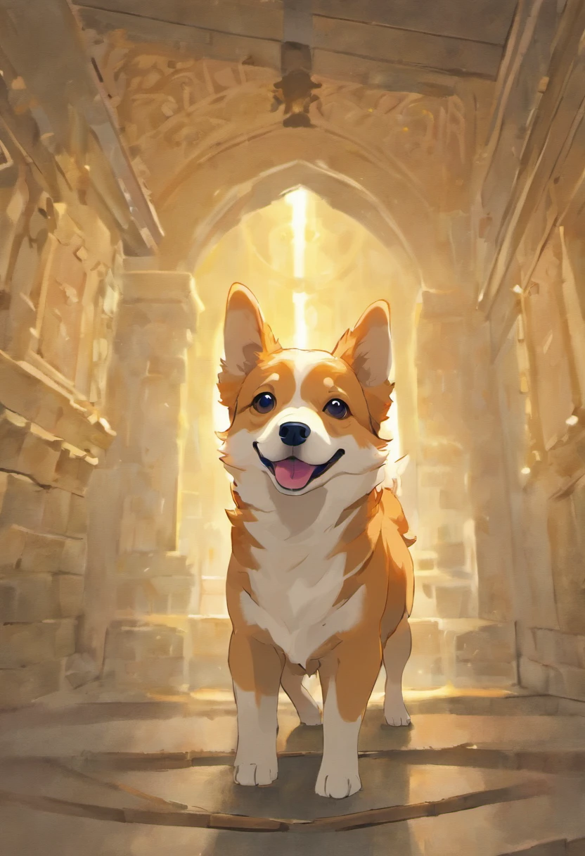 "Generate an ultra-high definition image capturing a pembroke Welsh corgi in a chic, Classic dog pose. Use advanced macro photography techniques to highlight the intricate details of the dog's coat, standing ears, e olhos expressivos e lingua parcialmente para fora. Place the camera at the dog's eye level, creating an intimate connection between the viewer and the canine subject. Implemente uma ampla abertura para profundidade de campo rasa, Permita que o cachorro se destaque nitidamente contra um fundo suavemente desfocado. Improve lighting to emphasize the textures and contours of the dog's body, Uso de Soft, Fuzzy lighting to remove harsh shadows and create a, ambiente aconchegante. Capture the dog in a relaxed position, mas equilibrada, showing your flexibility and elegance. Experimente capturar o momento durante o movimento natural, como alongamento ou tosa, to convey a sense of authenticity. Implement post-processing techniques to refine image clarity, contraste, and color balance, garantindo que todos os aspectos, from the dog's intricate patterns to its intense gaze, Renderiza em detalhes impressionantes. Enfim, Convey the serene beauty and innate grace of the pembroke Welsh corgi dog, Capture a fleeting moment that celebrates the unique essence of canine curiosity and balance."