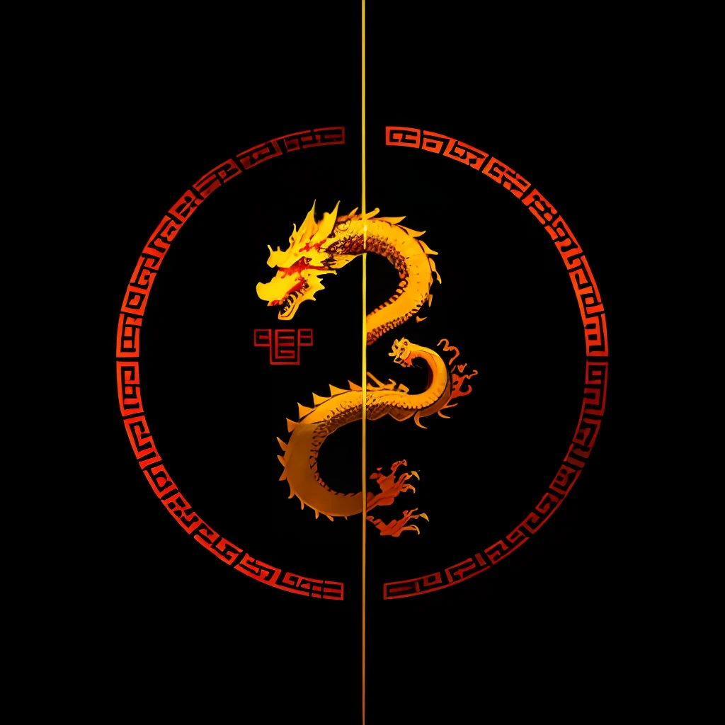 Half Chinese dragon